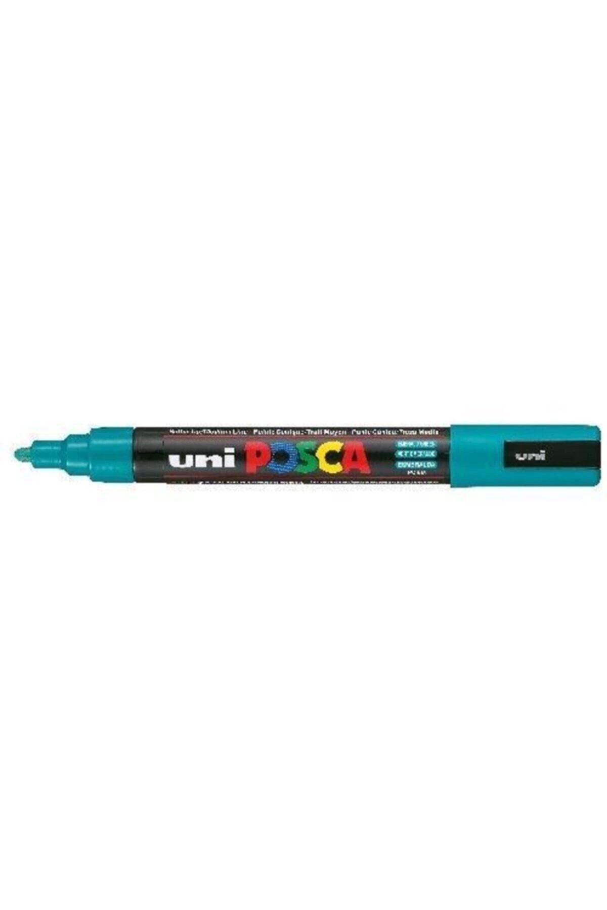 Uni-Emerald Green Posca PC-5m Painting Marker - 1.8-2.5 Mm 2