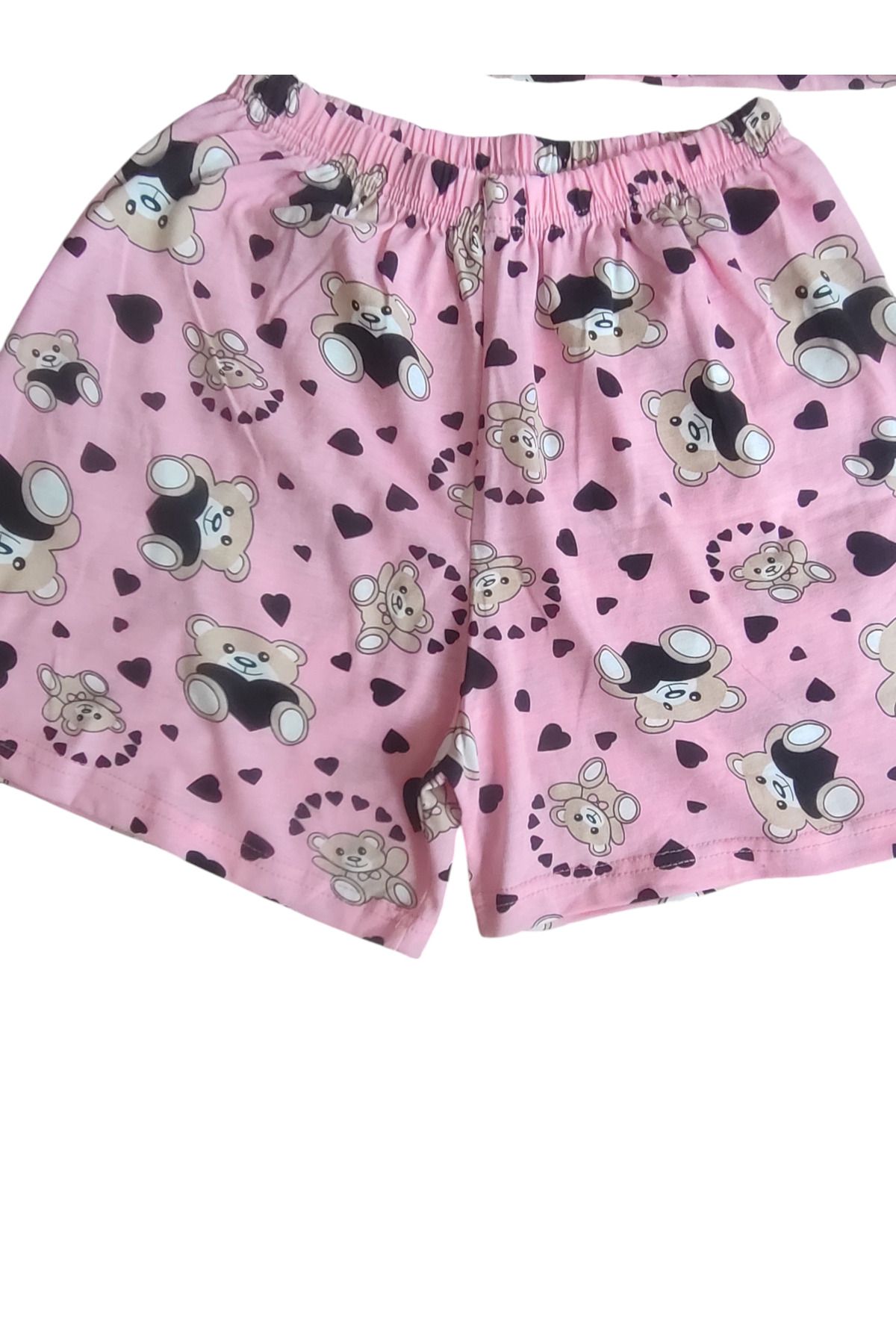 KapadokyaButik-PAJAMA SET WITH STRAPS AND SHORTS 3