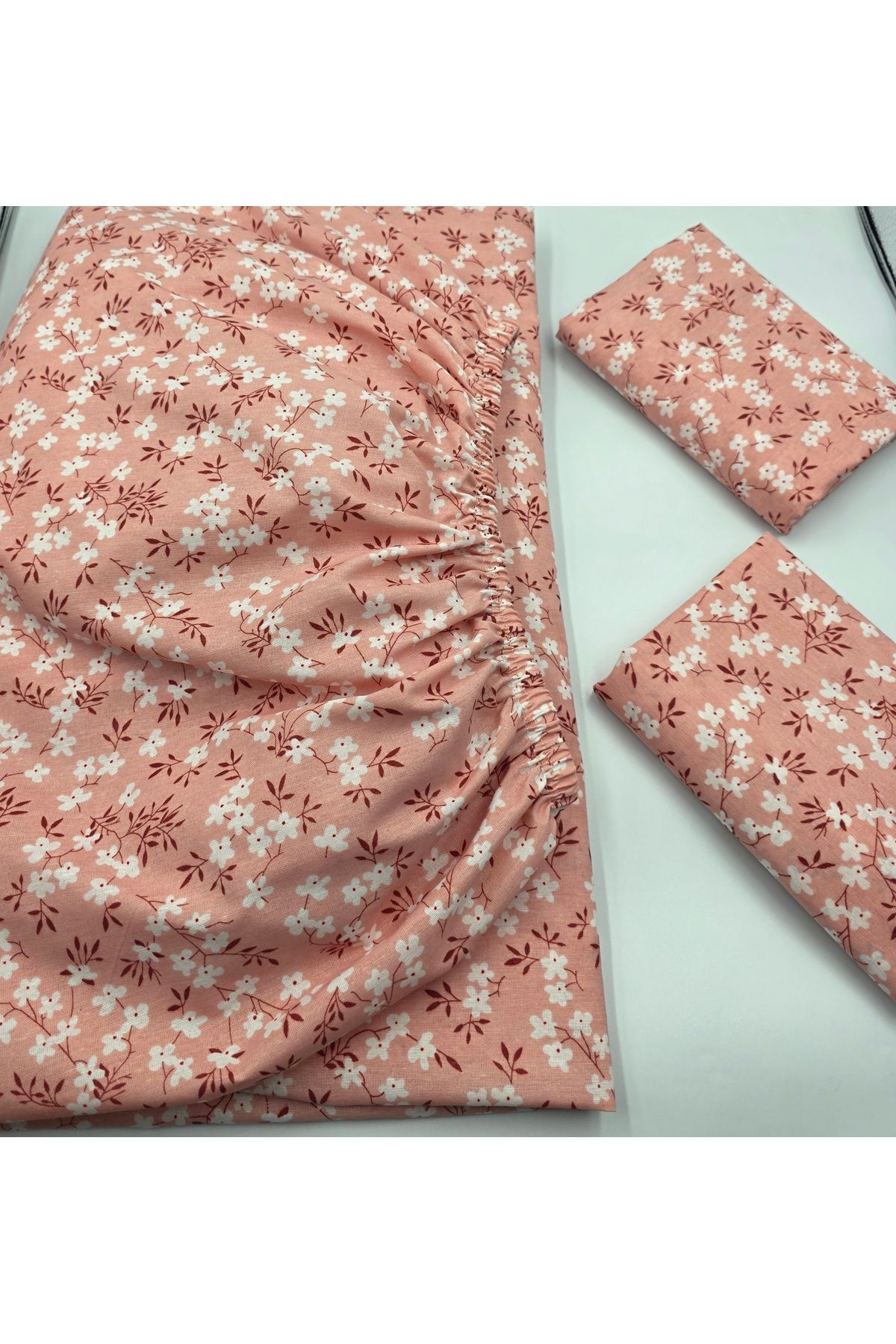 pınarhome collectıon Cearşaf De Îmbrăcăminte + Husă De Pernă Pentru Paturi Căptușite (adâncime Colț 30 Cm) Sezon Nou*** - 100 x 200