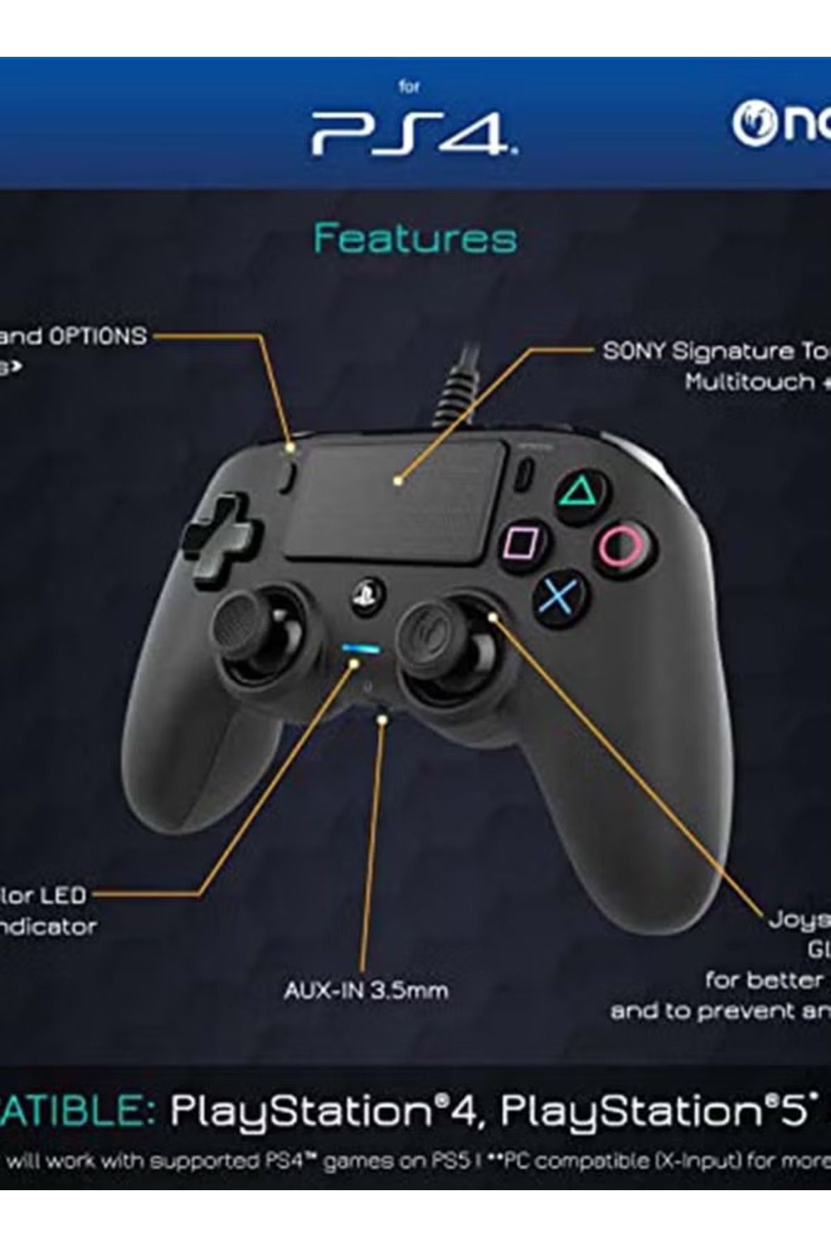 rexa-Wired Mini Joystick – Compact USB Controller for PC and Console Gaming 3