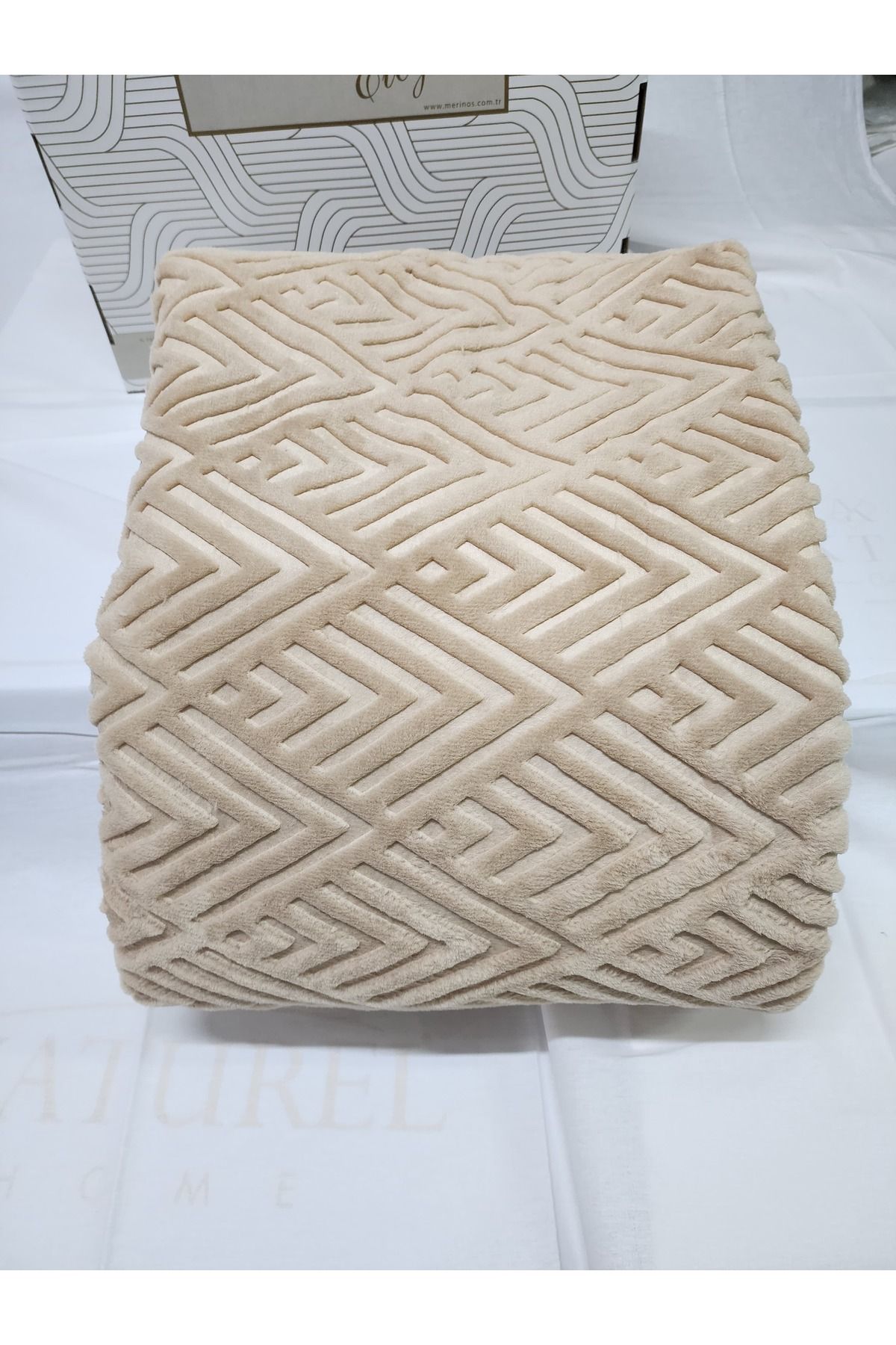 Merinos Elegance Tek Kişilik Battaniye Yeni Desen