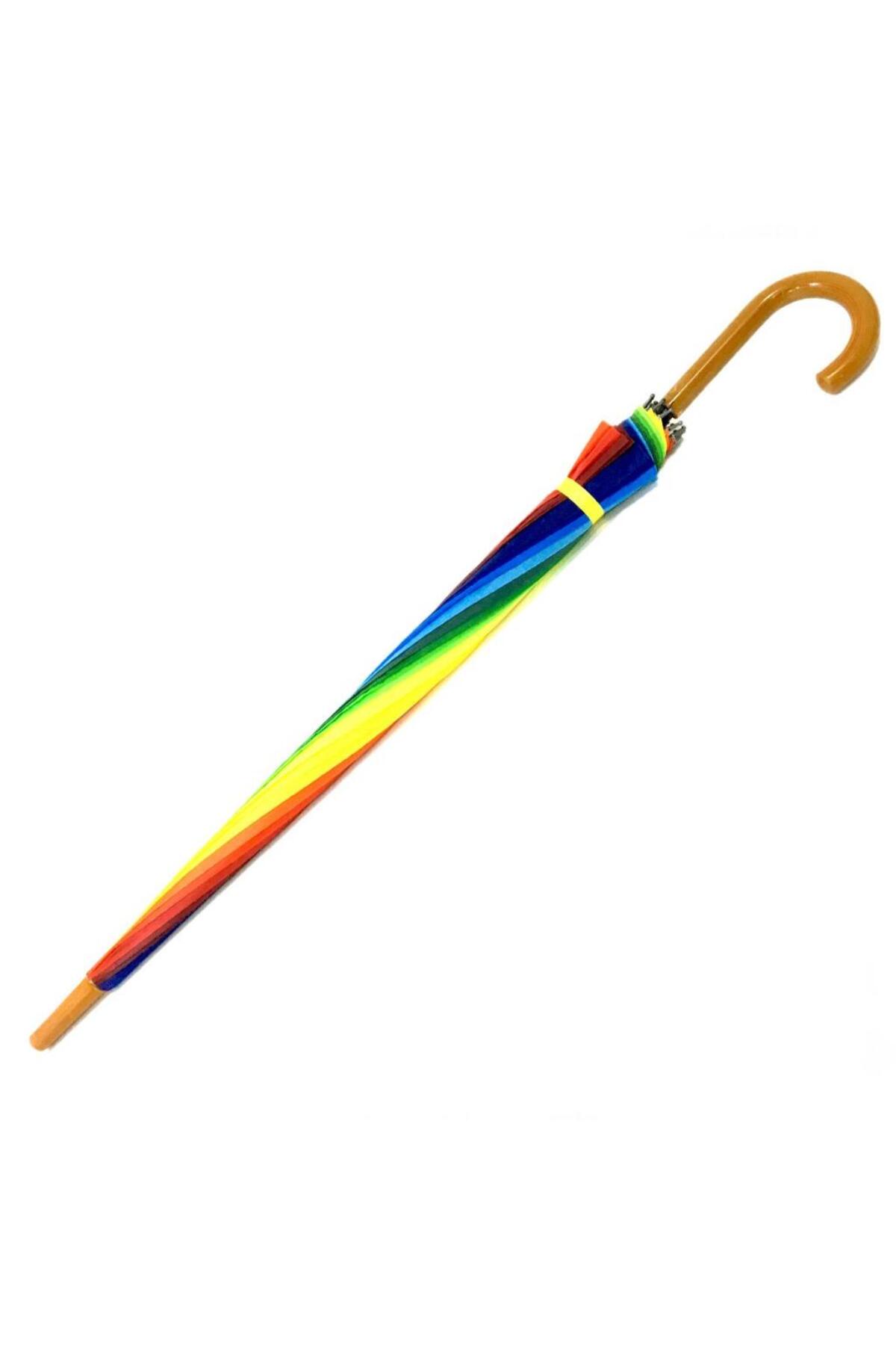 چتر بارانی خودکار نسی‌ورلد ۱۶ سیم رنگین‌کمانی