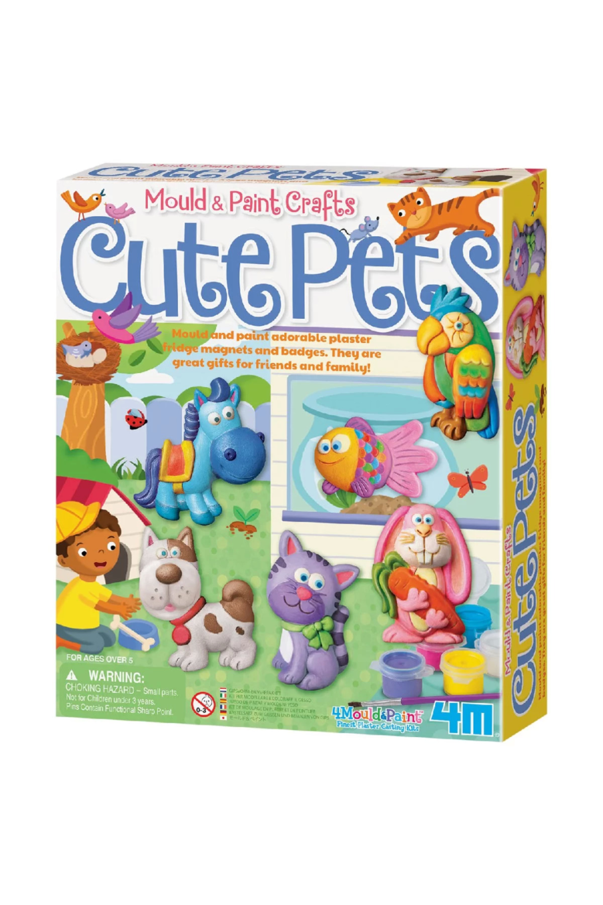 مجموعه قالبگیری و نقاشی حیوانات بامزه نسورلد ۴ متر