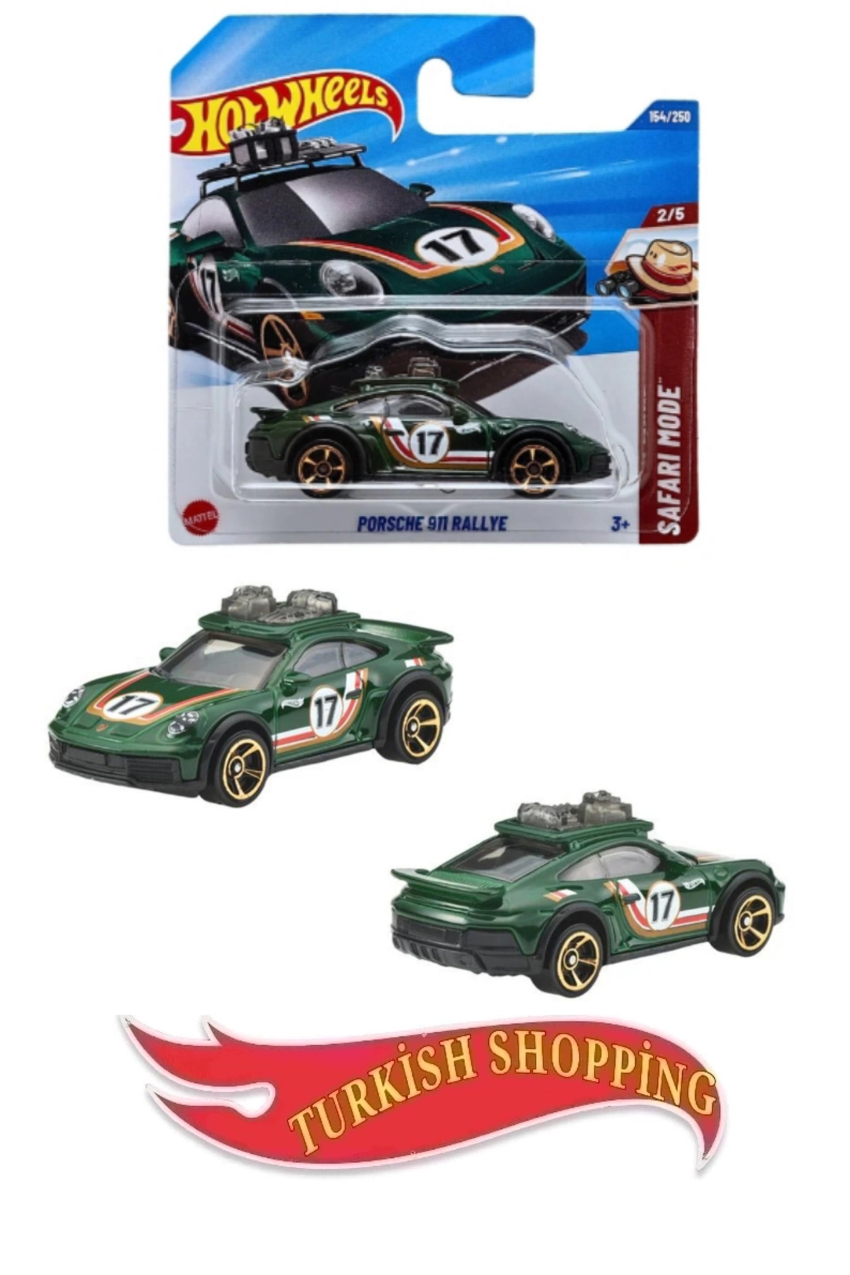 HOT WHEELS 1:64 Ölçek 2025 Case Porsche 911 Rallye - Fiyatı, Yorumları