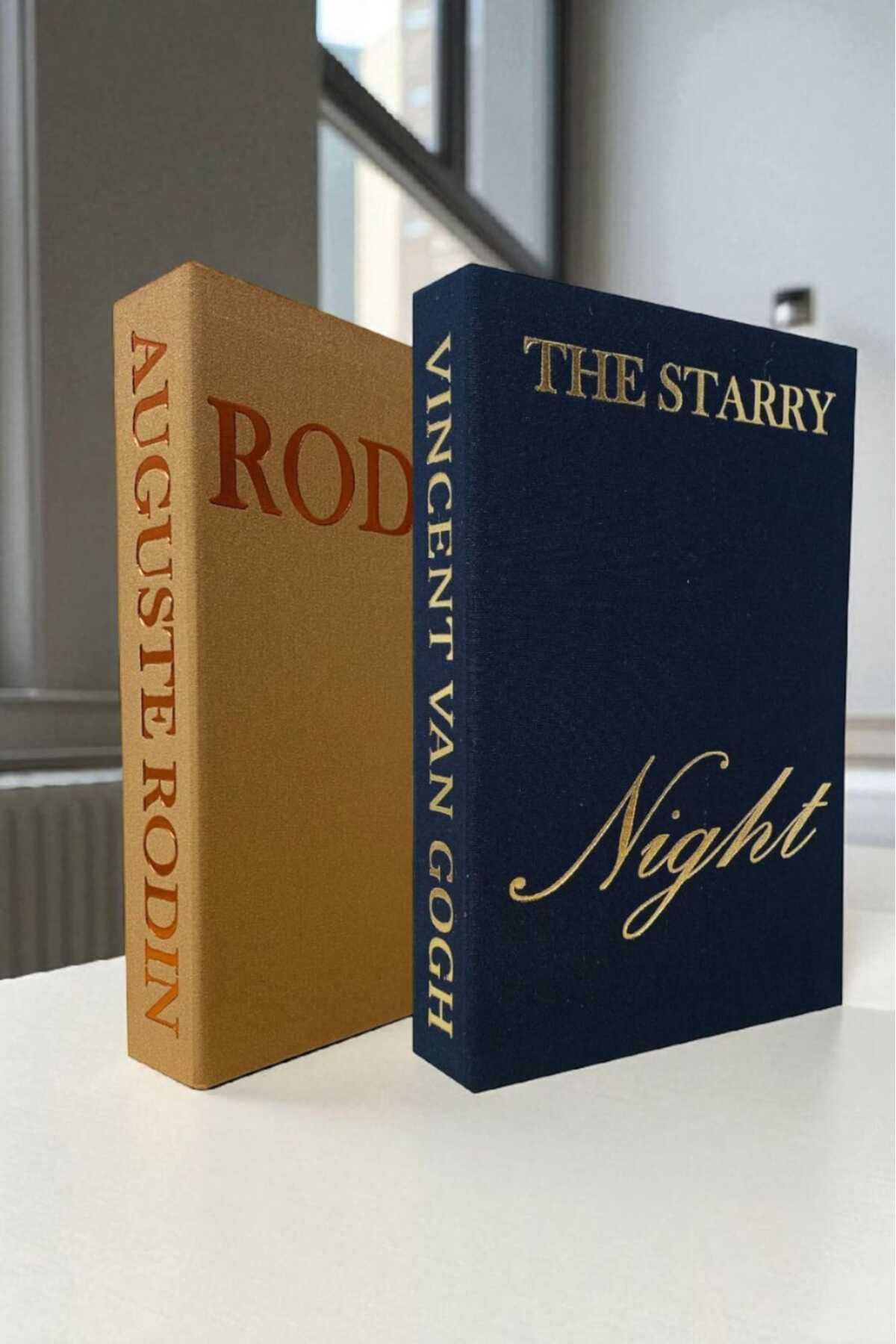 2-Piece Fabric Covered Book-Looking Decorative Box | Gift & Jewelry Box