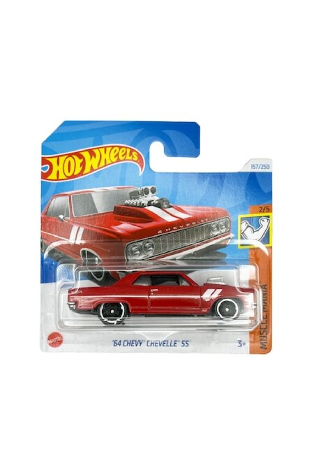 Masinuta Hot Wheels Chevy Chevelle SS '64, roz, 1:64