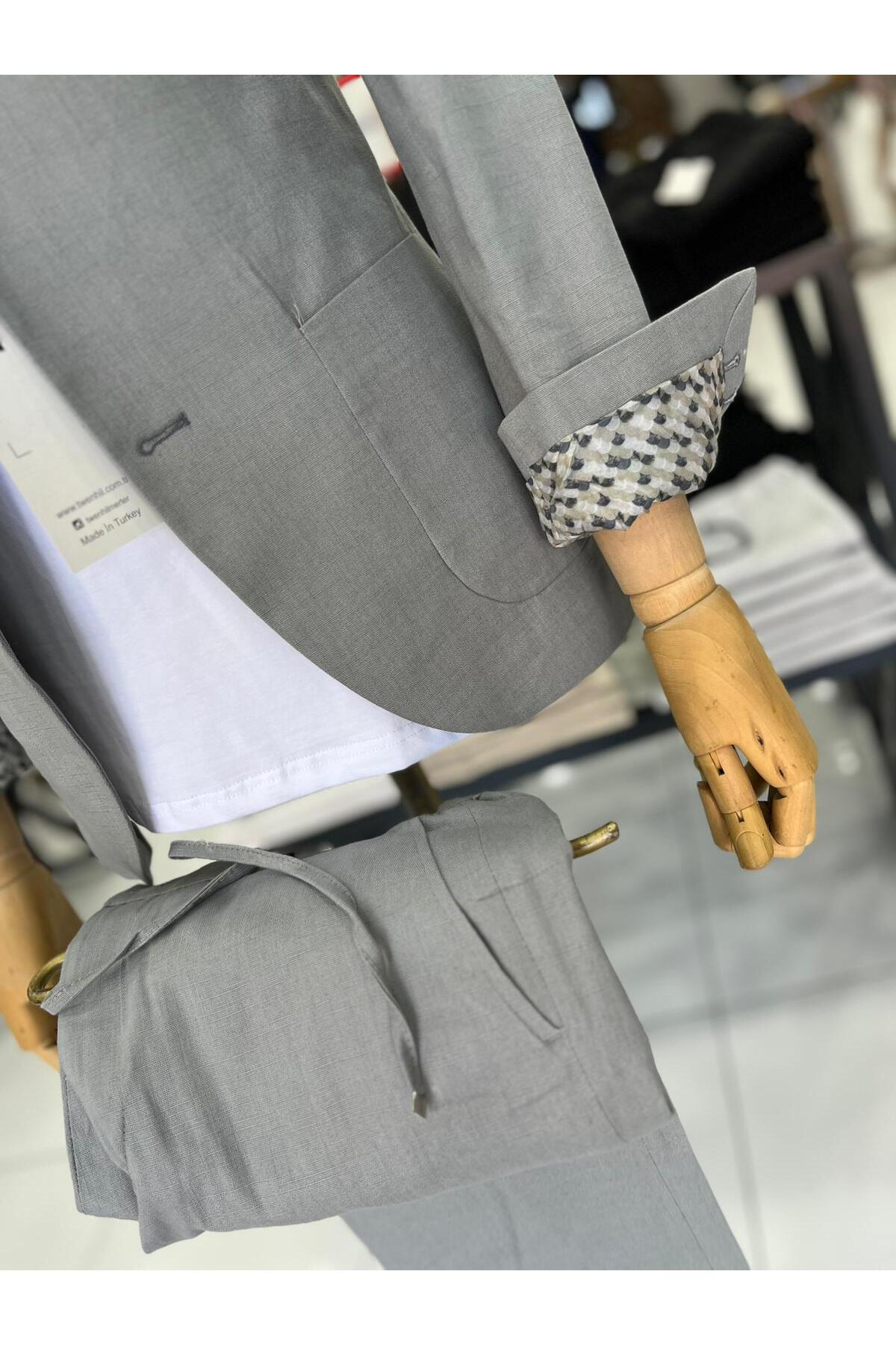JOGGER TAKIM ELBİSE GRİ — خاکستری 202601 — تصویر 3 از 4