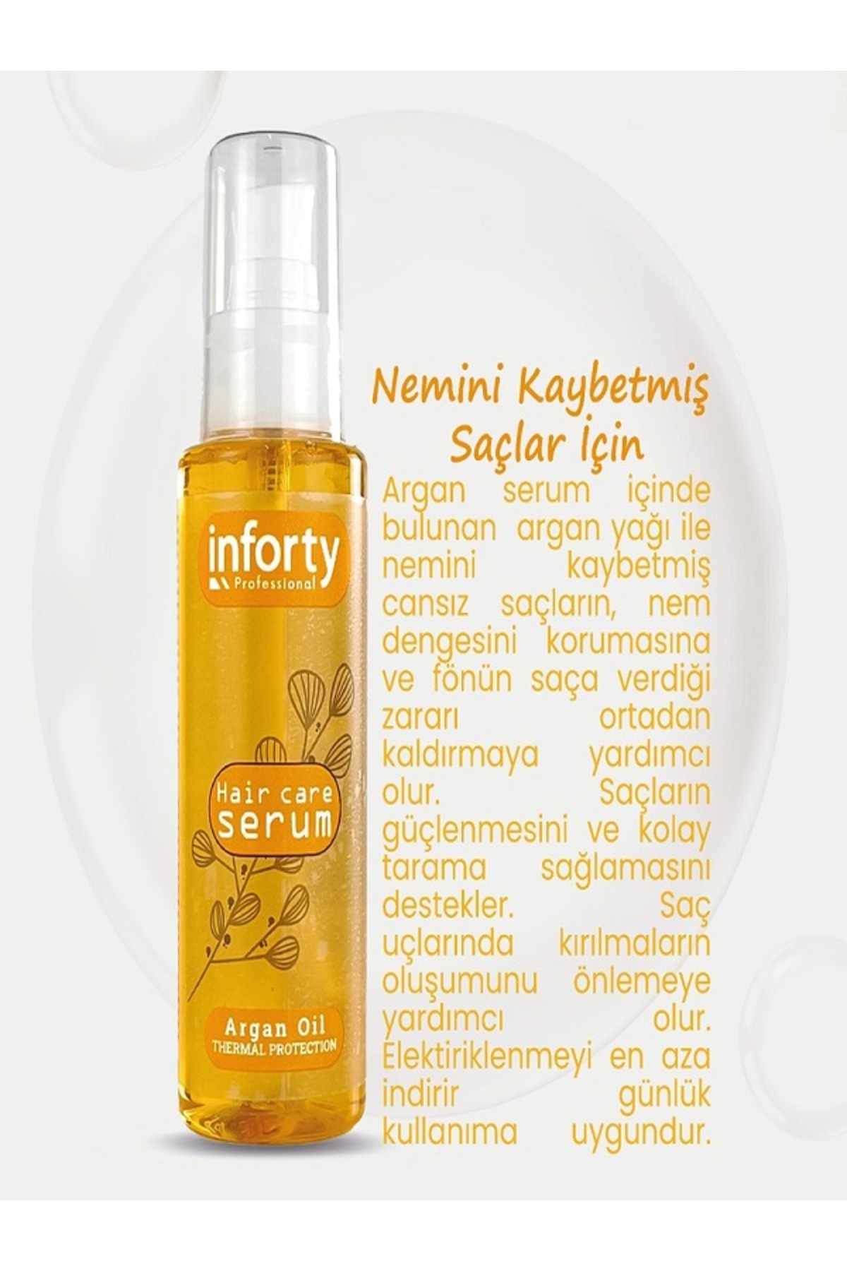 Argan Yağı Saç Serumu 100ml — 9821 — تصویر 2 از 5