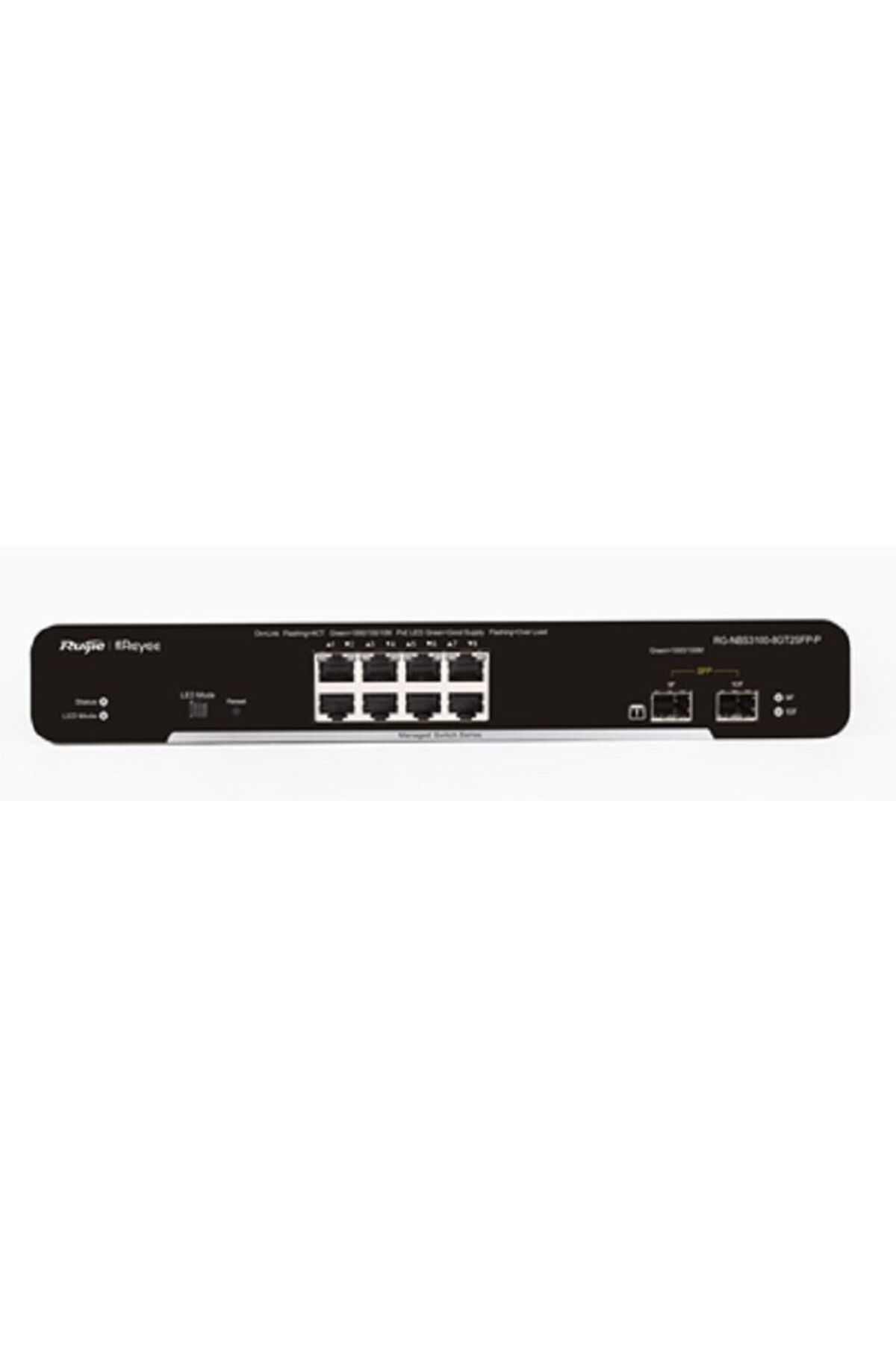 RUIJIE-REYEE RG-NBS3100-8GT2SFP-P, 10-Port Gigabit Layer 2 Cloud Managed PoE Switch 1