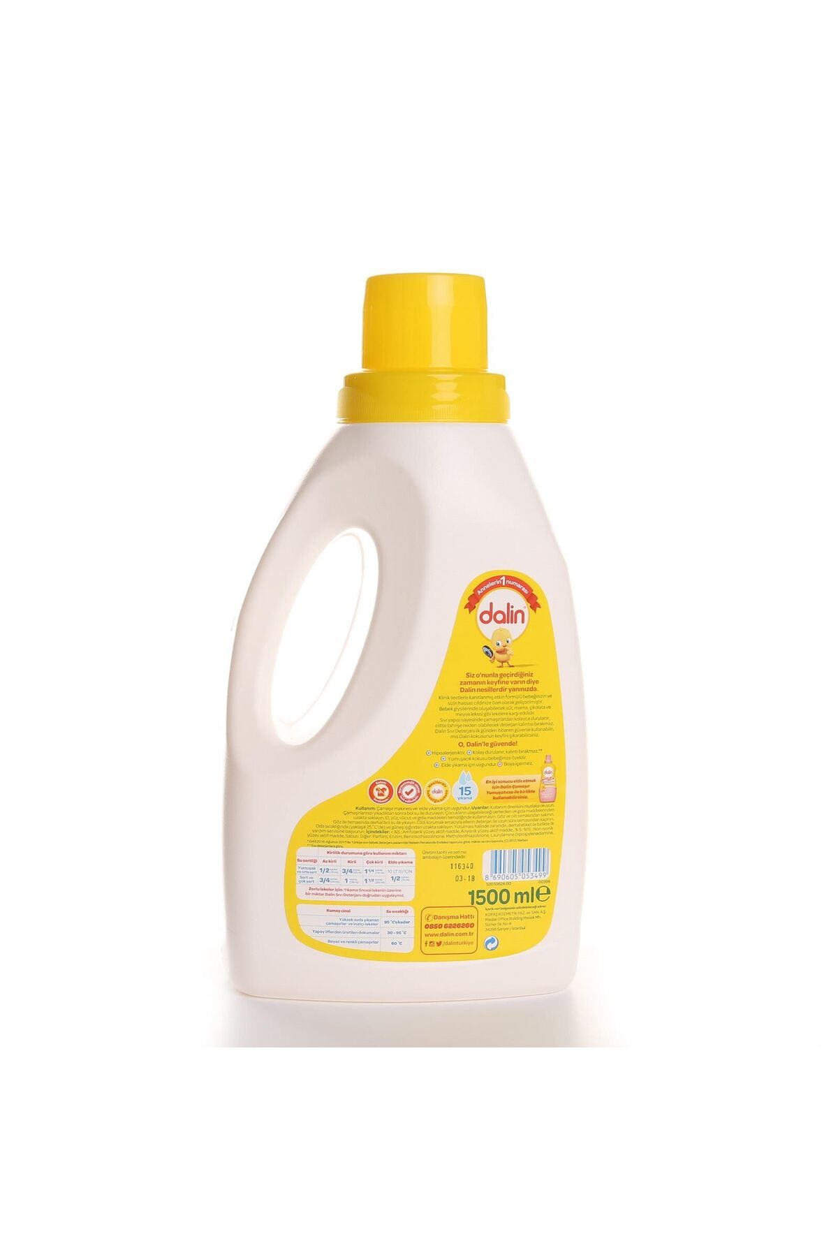 Dalin Bıcı Bıcı Sıvı Çamaşır Deterjanı 1500 ml fotoğrafı 2 (önizleme)