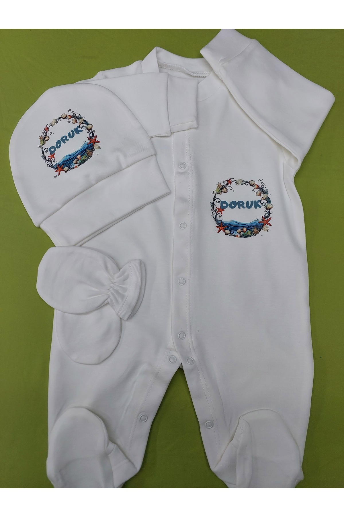 Named baby jumpsuit
