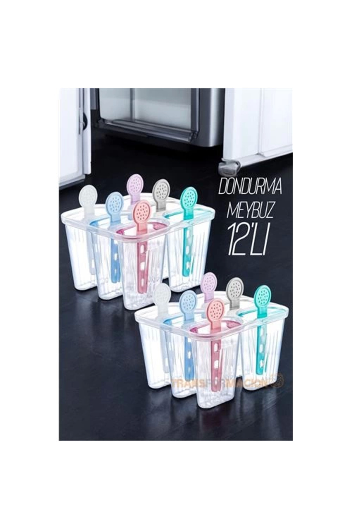 PAZAR DÜNYASI BFS 12 li Dondurma Kalıbı Meybuz Kalıbı