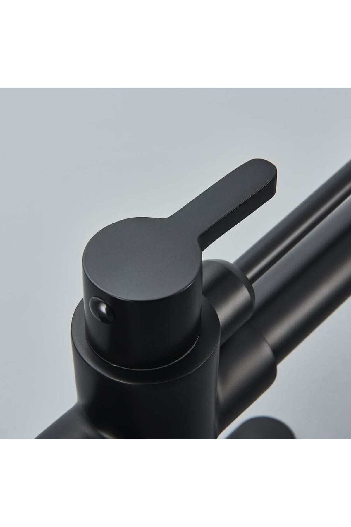 CasaVie-3-way kitchen faucet, matte black, with 2 flow functions and pull-out shower, code 1381 4