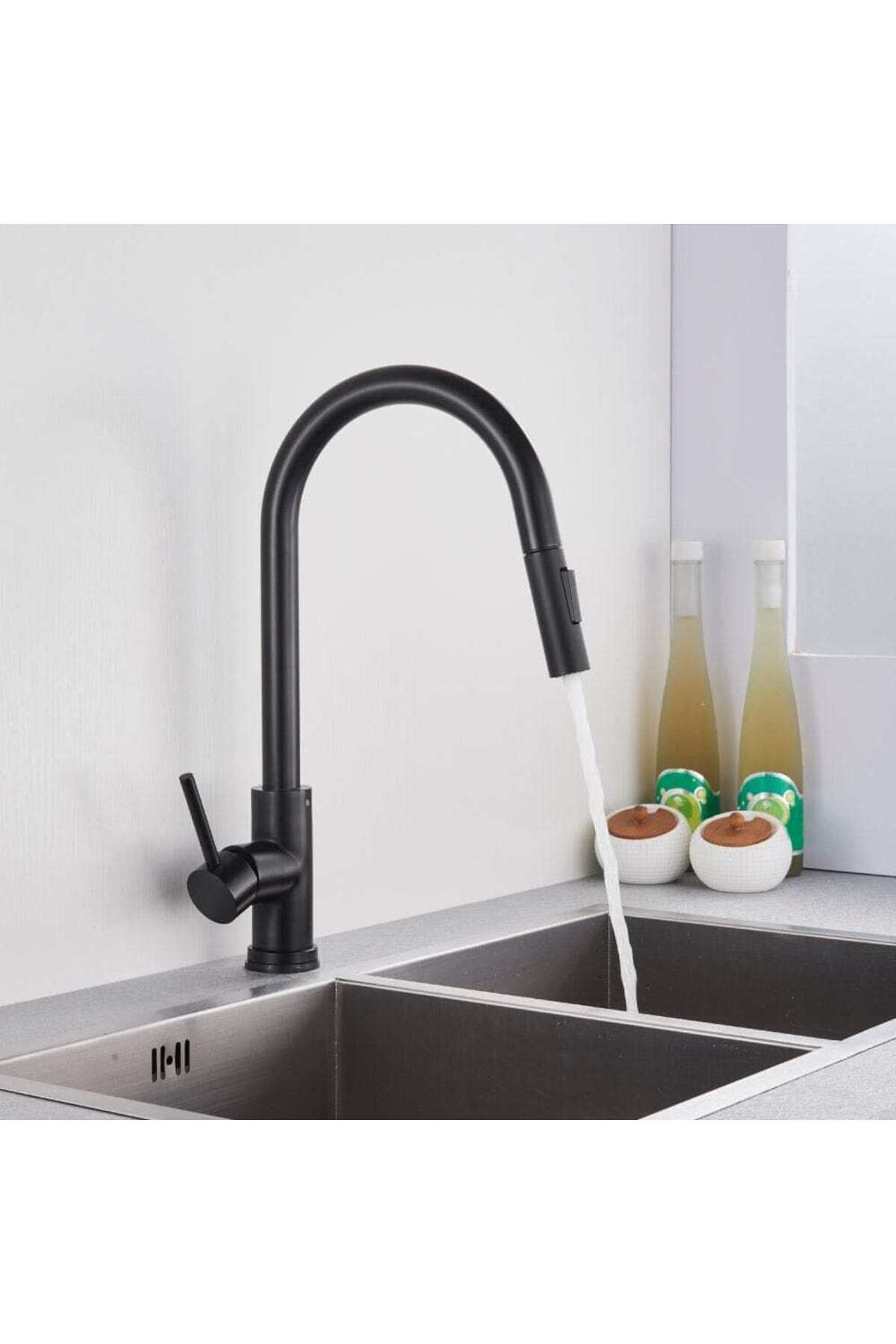 CasaVie-Kitchen faucet, with pull-out shower and 2 flow functions, code 1237 3