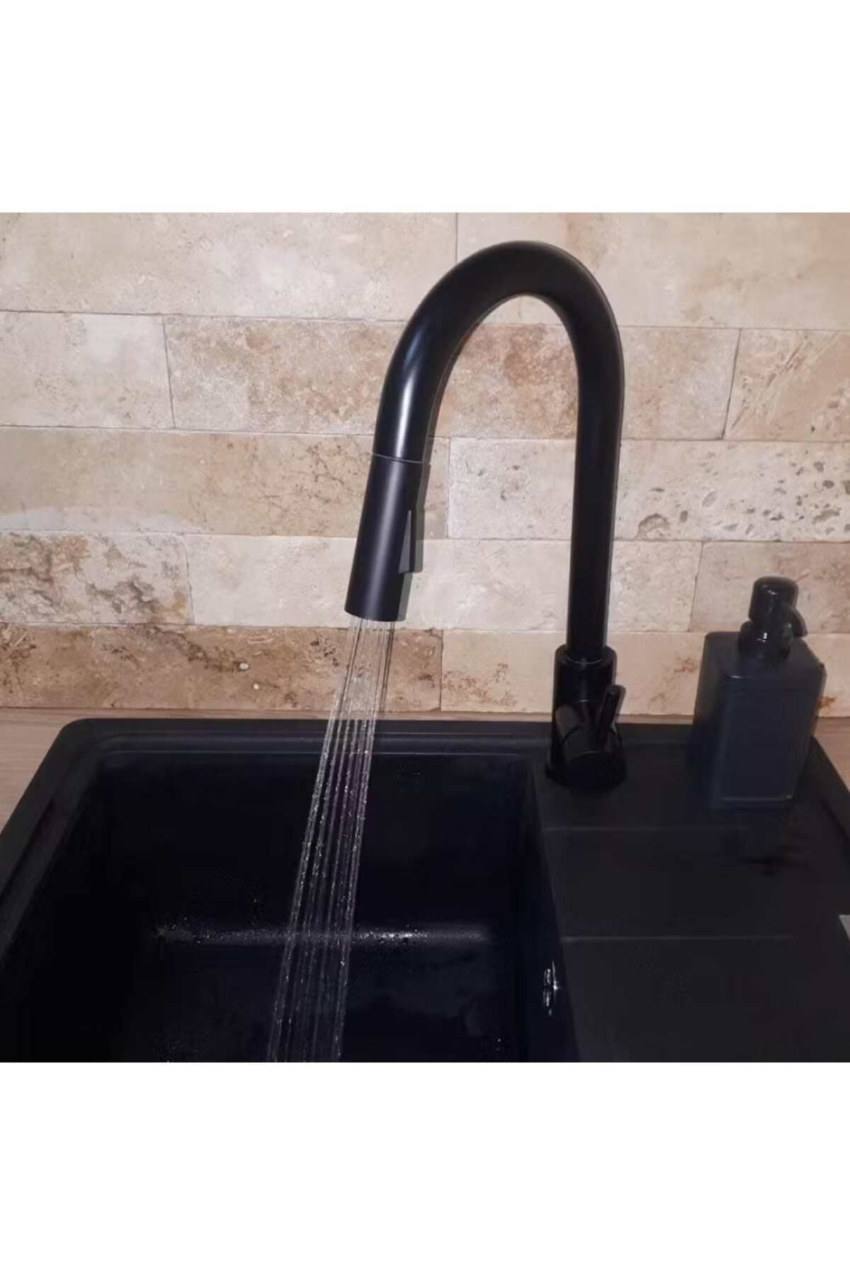 CasaVie-Kitchen faucet, with pull-out shower and 2 flow functions, code 1237 7