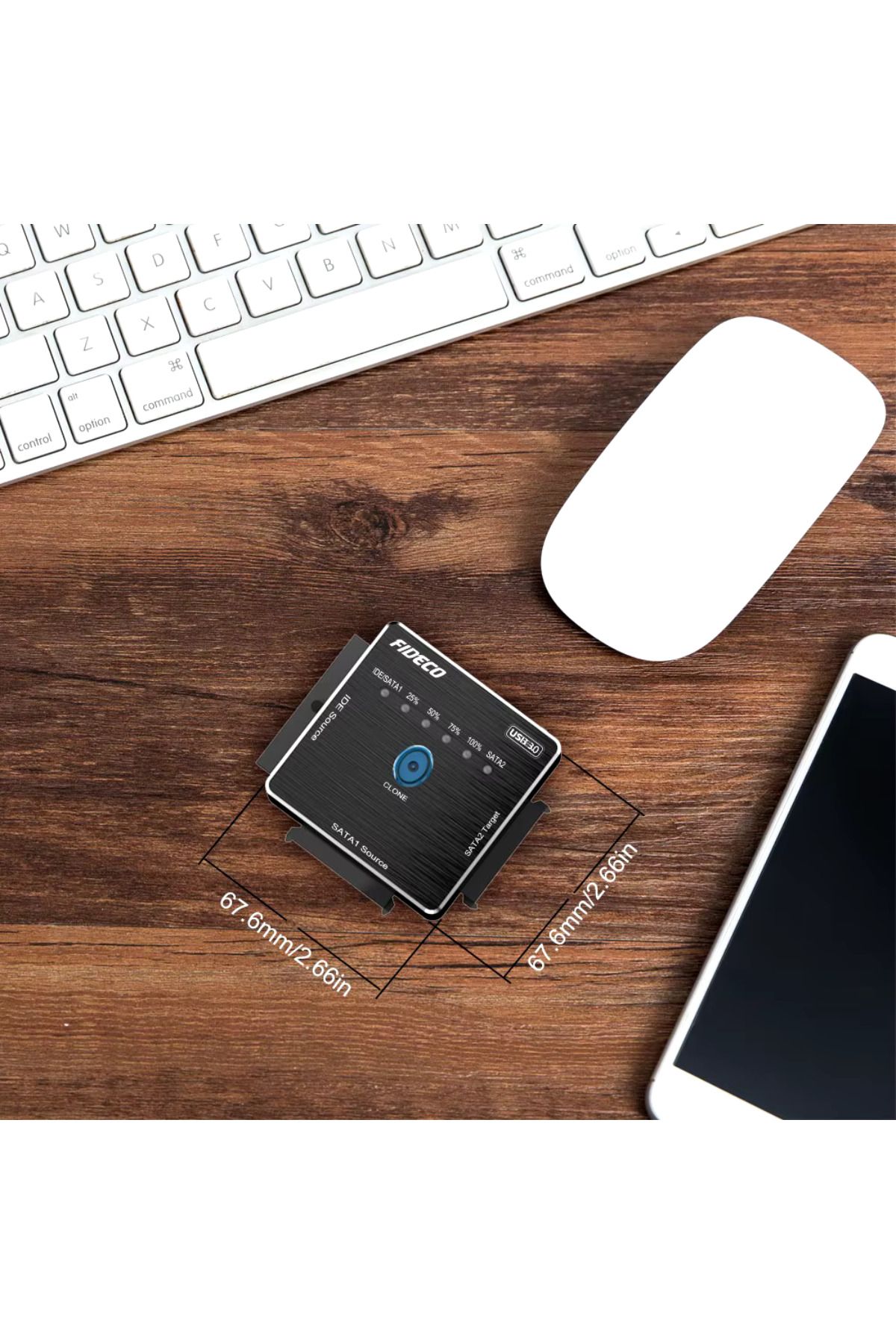 VisionHub-FIDECO SATA/IDE to USB 3.0 Adapter for Universal External HDD/SSD, for 2.5/3.5 inch Hard Disks 9