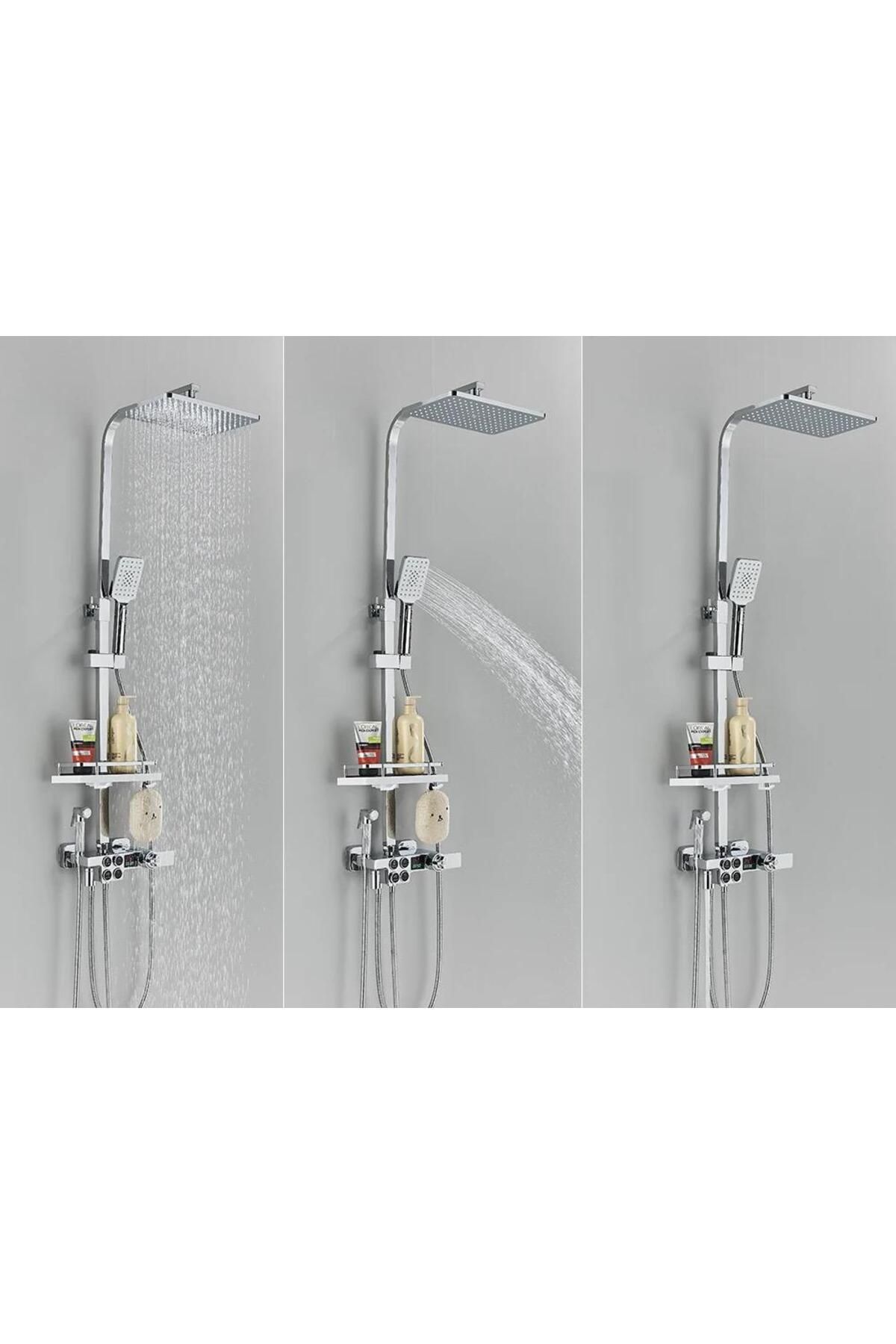 Rain Drop De la Robinetul Meu-Coloana dus cu baterie TERMOSTAT, afisaj LCD si turbina generatoare de curent 5