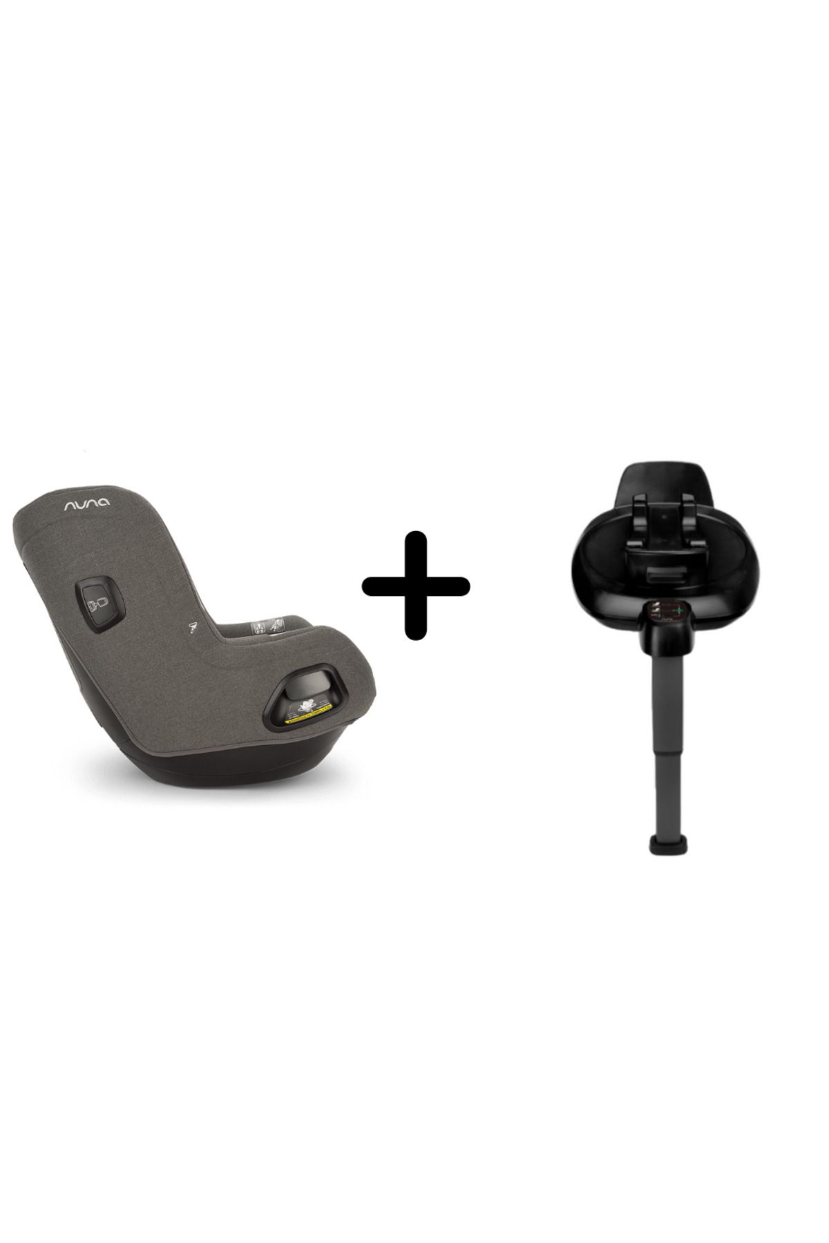 Nuna-- Set scaun auto rotativ TODL next Thunder, 40-105 cm + bază isofix BASE next i-Size testată ADAC 6
