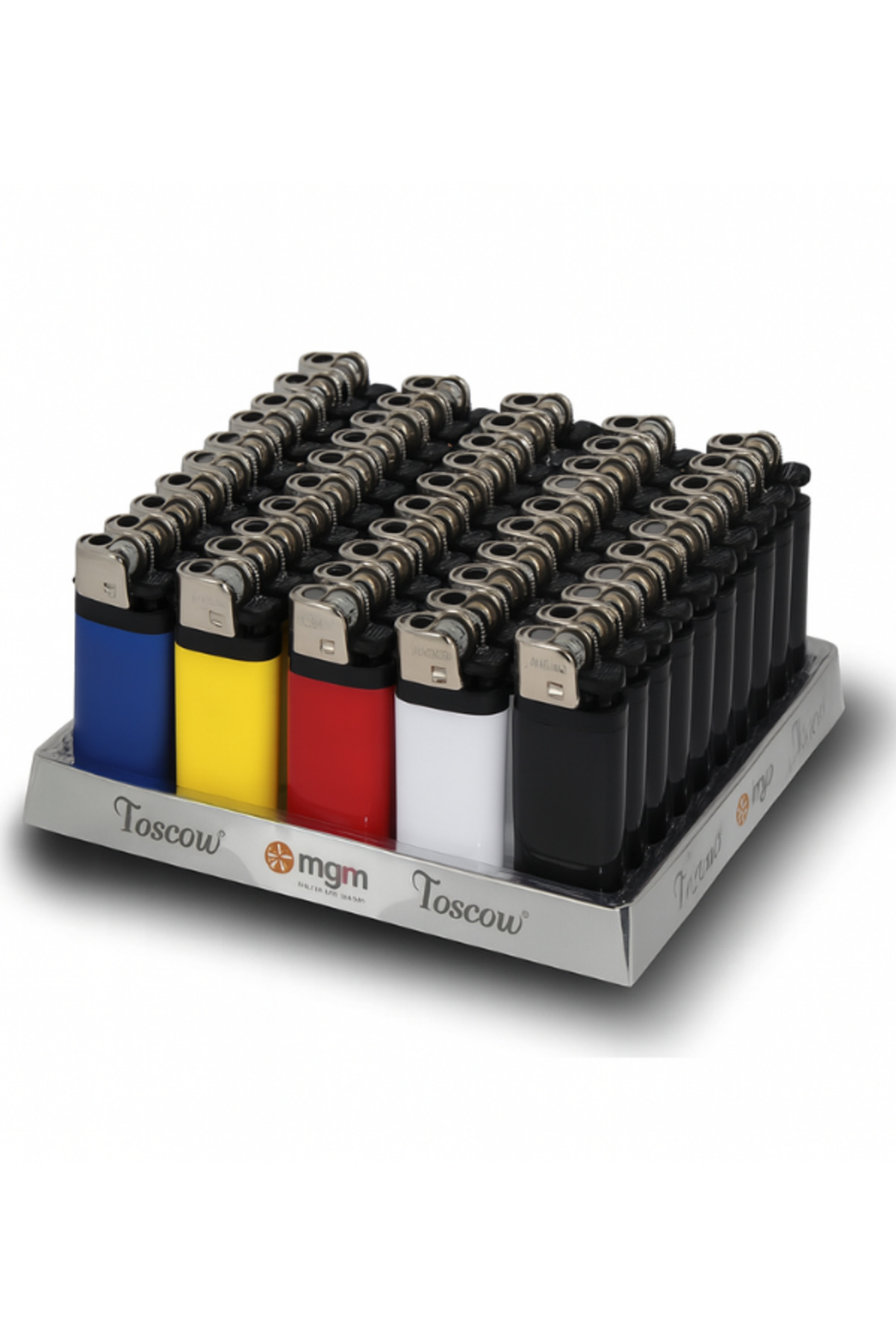 Toscow 50'li Taşlı Renkli Çakmak Seti