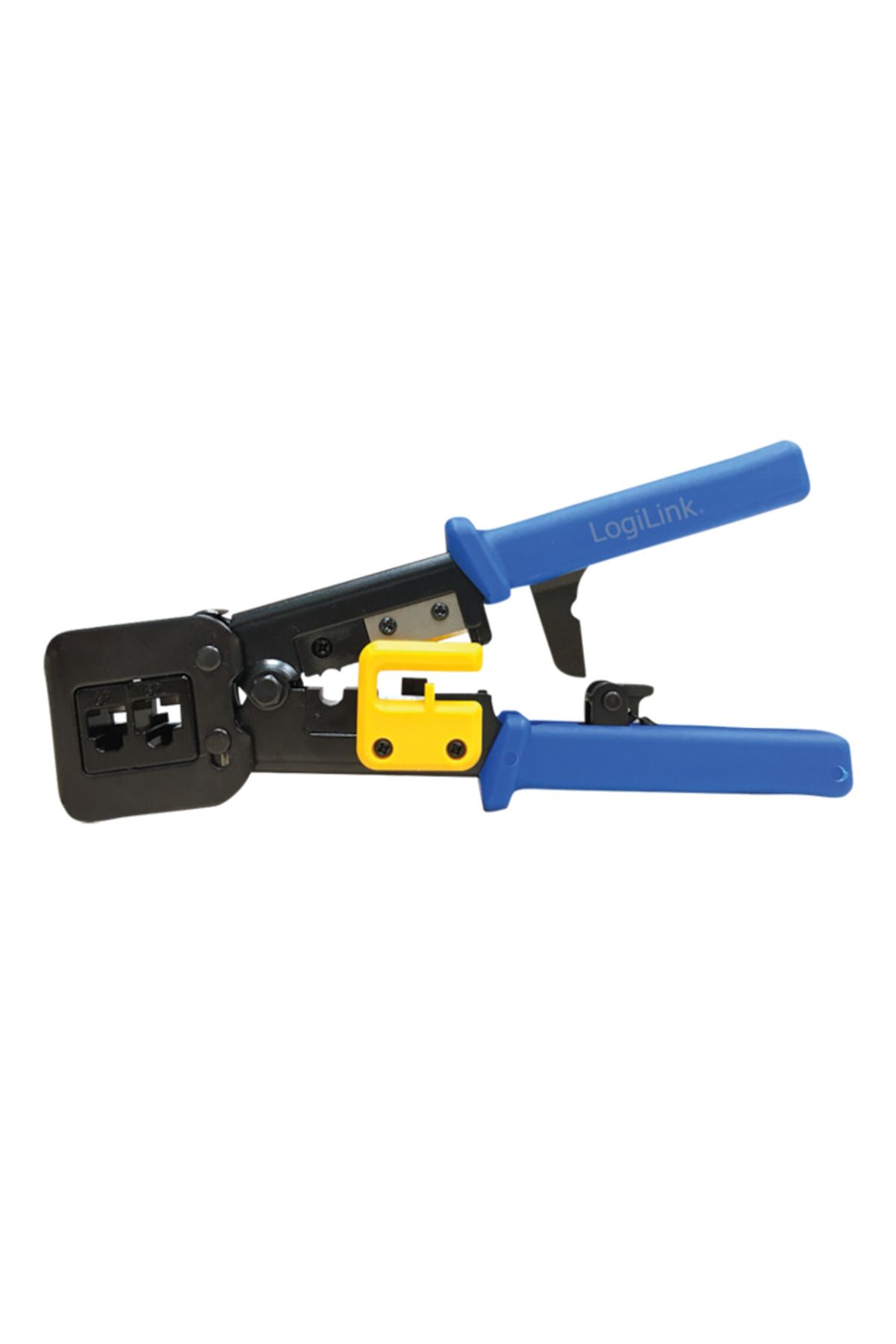 LogiLink-Cleste sertizare mufe WZ0037, functie decupare si taiere cablu, compatibil cu mufe MP0027 s 3