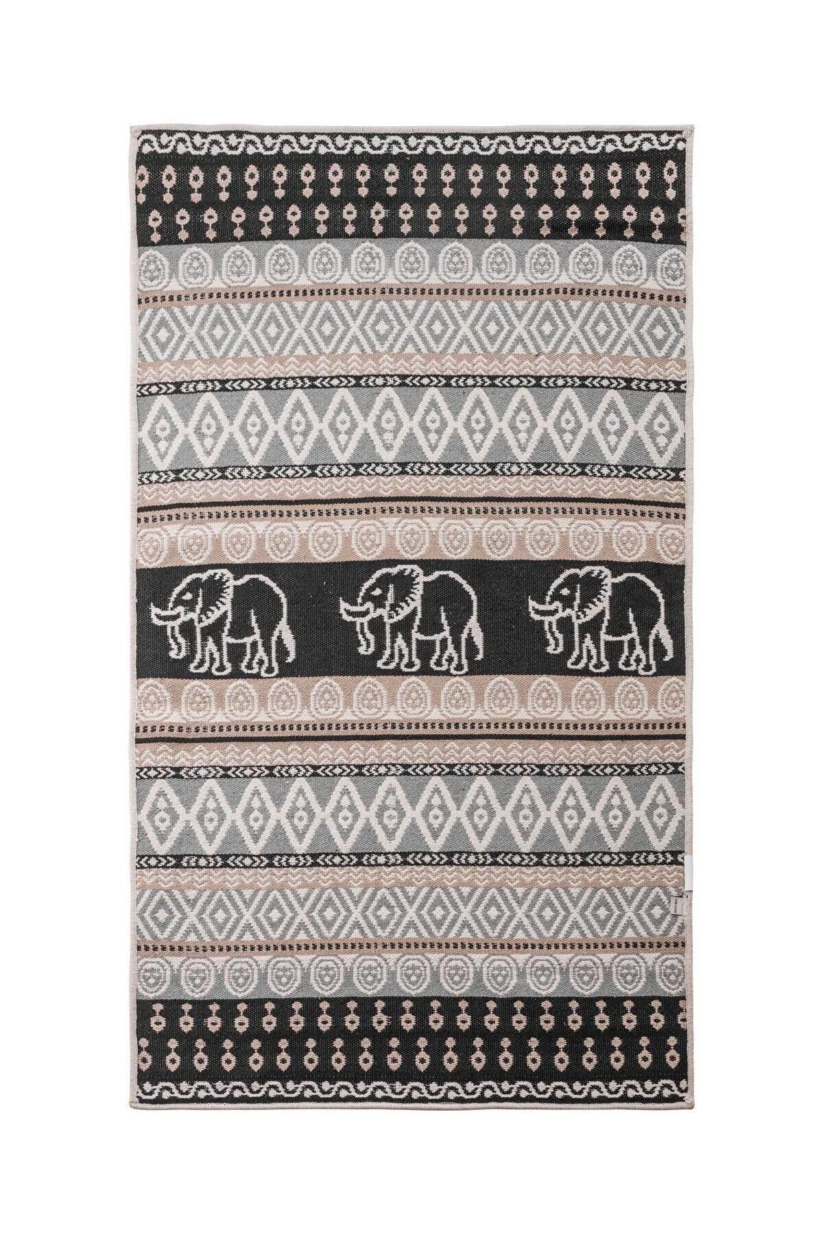 LC Waikiki-Lcw Home Patterned Double Sided Rug 80X140 cm (W5) 7