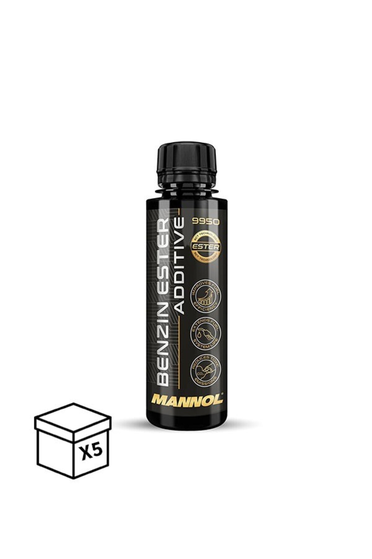 MANNOL MN9950-0.100 ML PET BENZİN ESTER ADDITIVE 100 ML 5 ADET