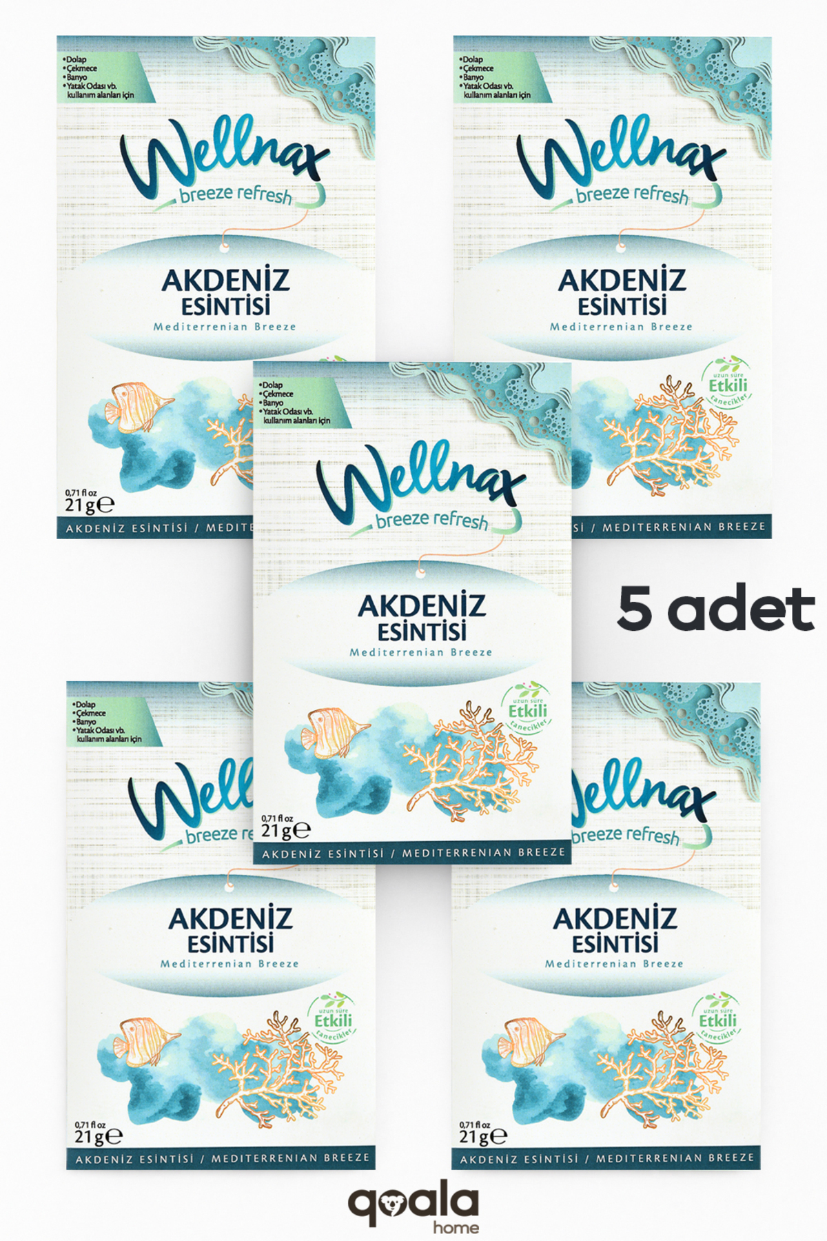 Wellnax breeze refresh ( 5 ADET ) AKDENİZ ESİNTİSİ | Dolap Ve