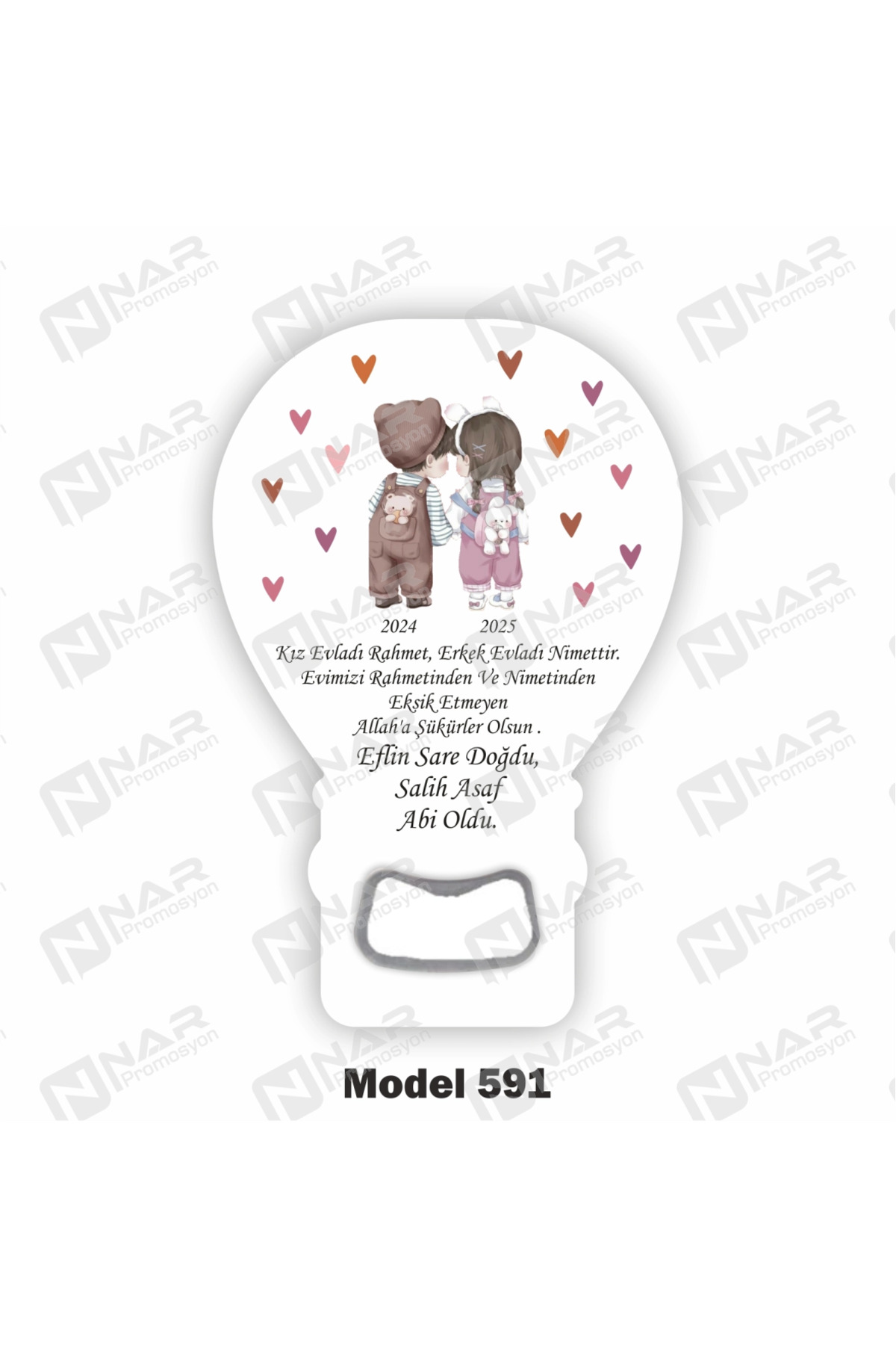 50 Magnet Opener Magnet – Newborn, Circumcision, Wedding, etc. Gifts Details