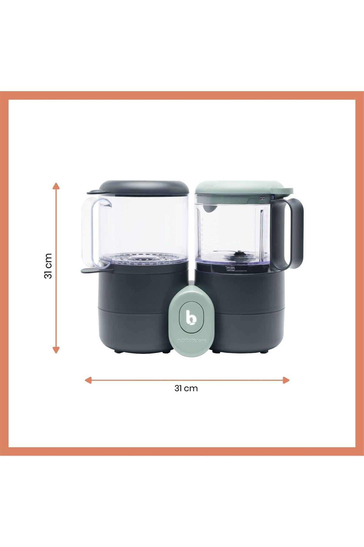 Babymoov-Robot de bucătărie multifuncțional 4 în 1 Nutribaby ONE 8