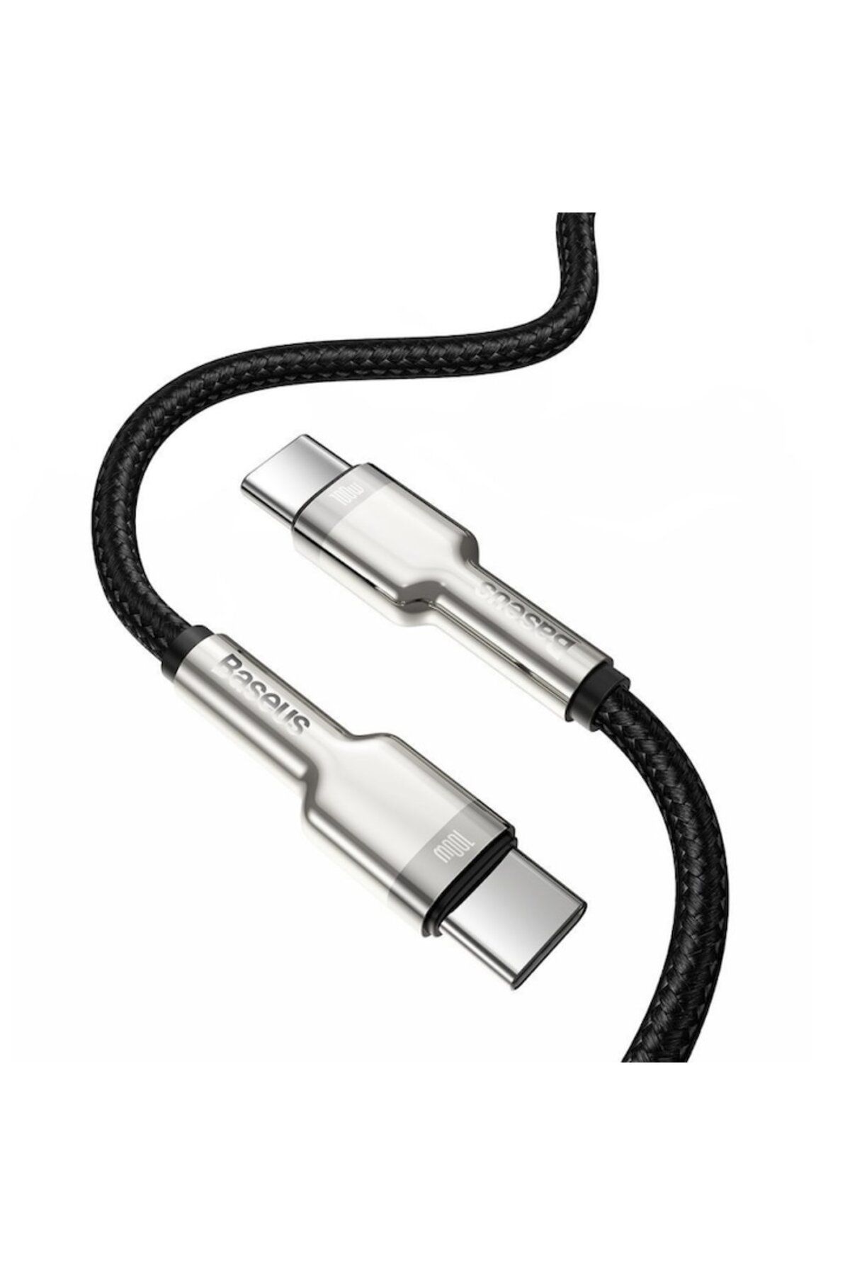Baseus-Cablu Cafule CATJK-C01 USB Tip-C la USB Tip-C, 1m, 100W, Negru 3
