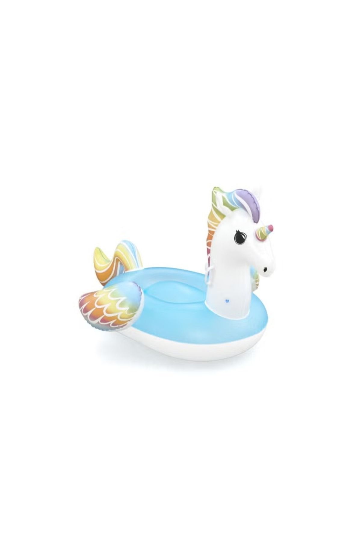 BESTWAY-Unicorn Inflatable Pool Float for Kids – Ride-On with Handles, 155 x 119 cm 2