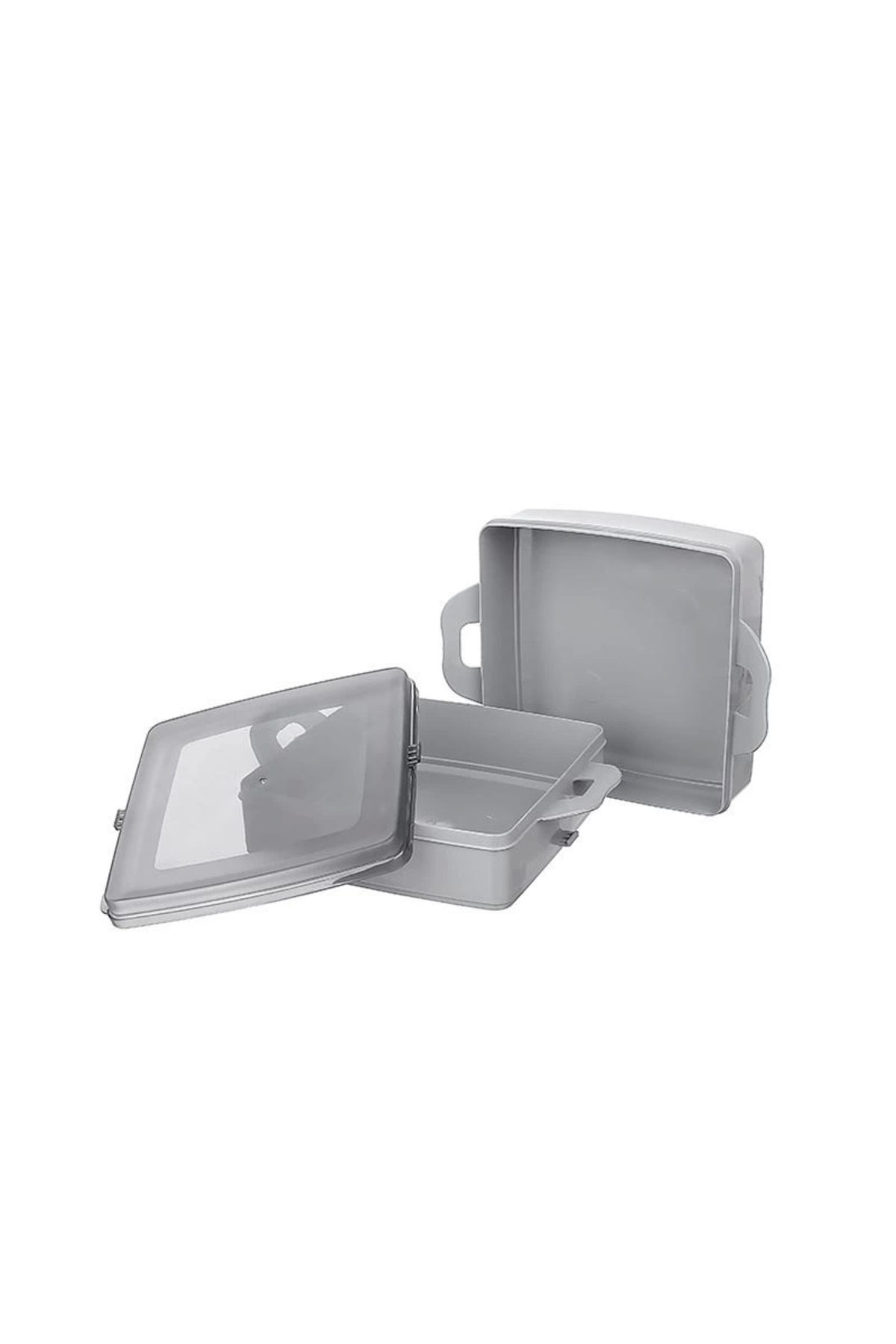 PRATİKOBA-2-Layer Storage Container with Lid - Nutrition Container - Lunch Box Diet Container 5