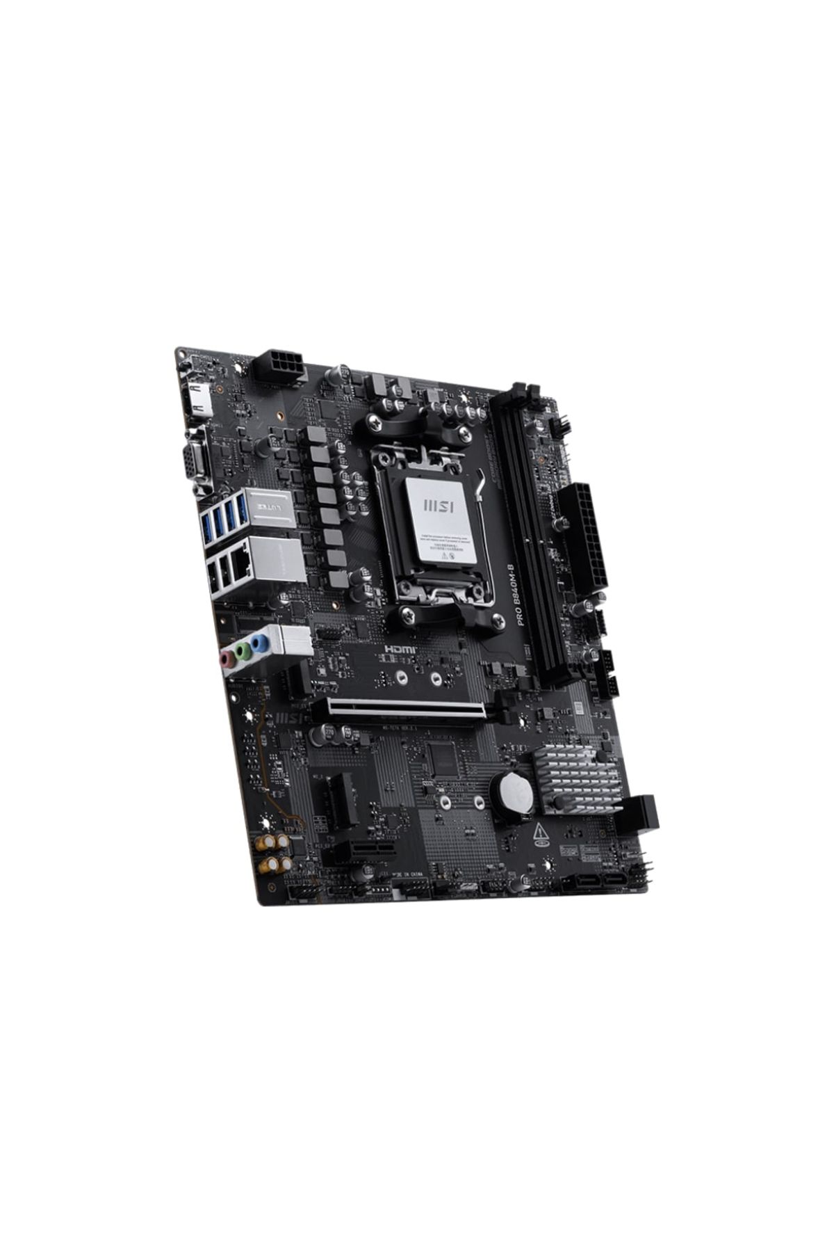 Hedef Market-Msı Pro B840M-B Am5 Ddr5 8000Mhz(Oc) HDMI Vga 2X M.2 USB 5 Gbs 2.5g Lan Matx 3