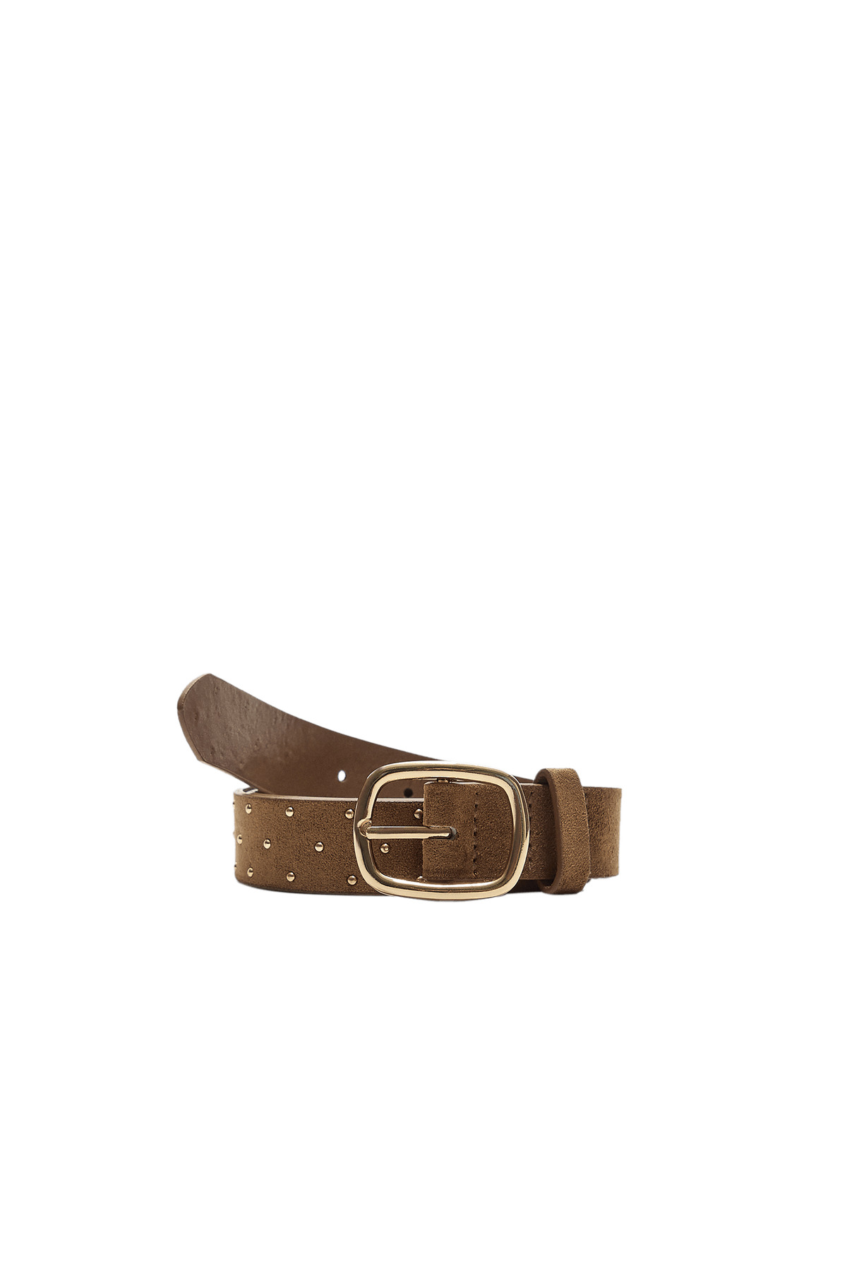 Stradivarius Altın Rengi Zımbalı Kemer görsel 6