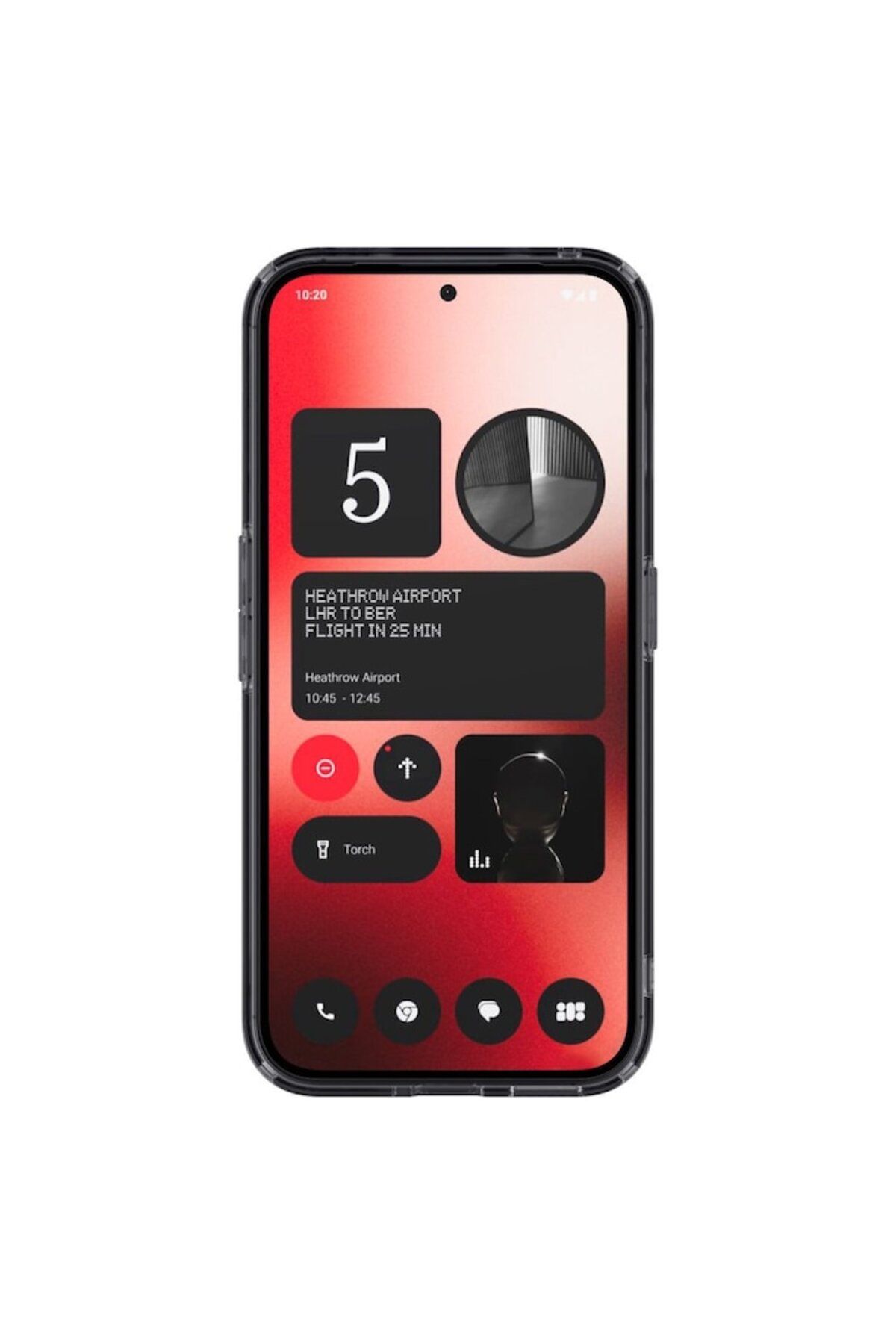 Spigen-Protective Case compatible with Nothing Phone 2a/2a Plus, Ultra Hybrid, reinforced edges, Bla 3