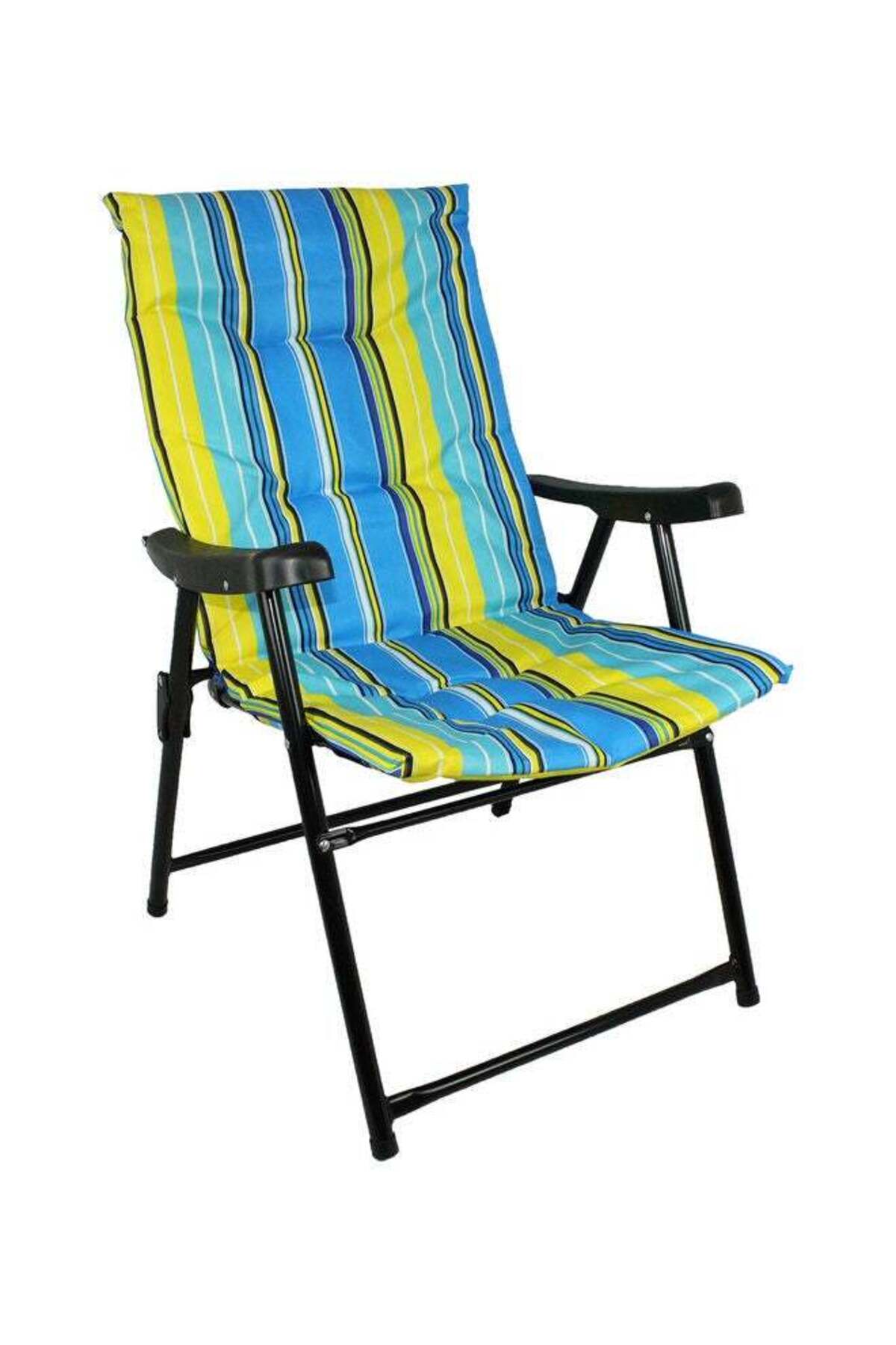 كرسي تخييم محمول متعدد الألوان 60 × 90 سم