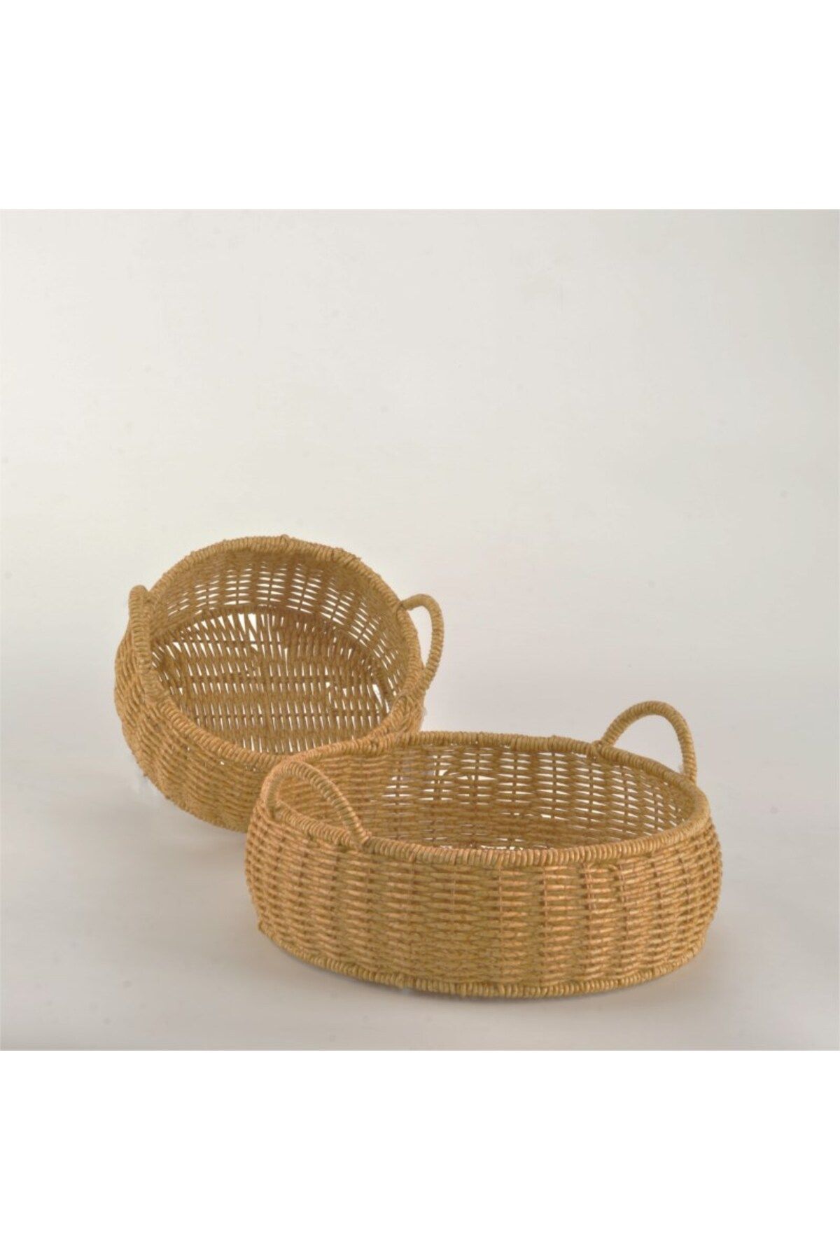 Tohana-Wicker Double Handle Basket 2