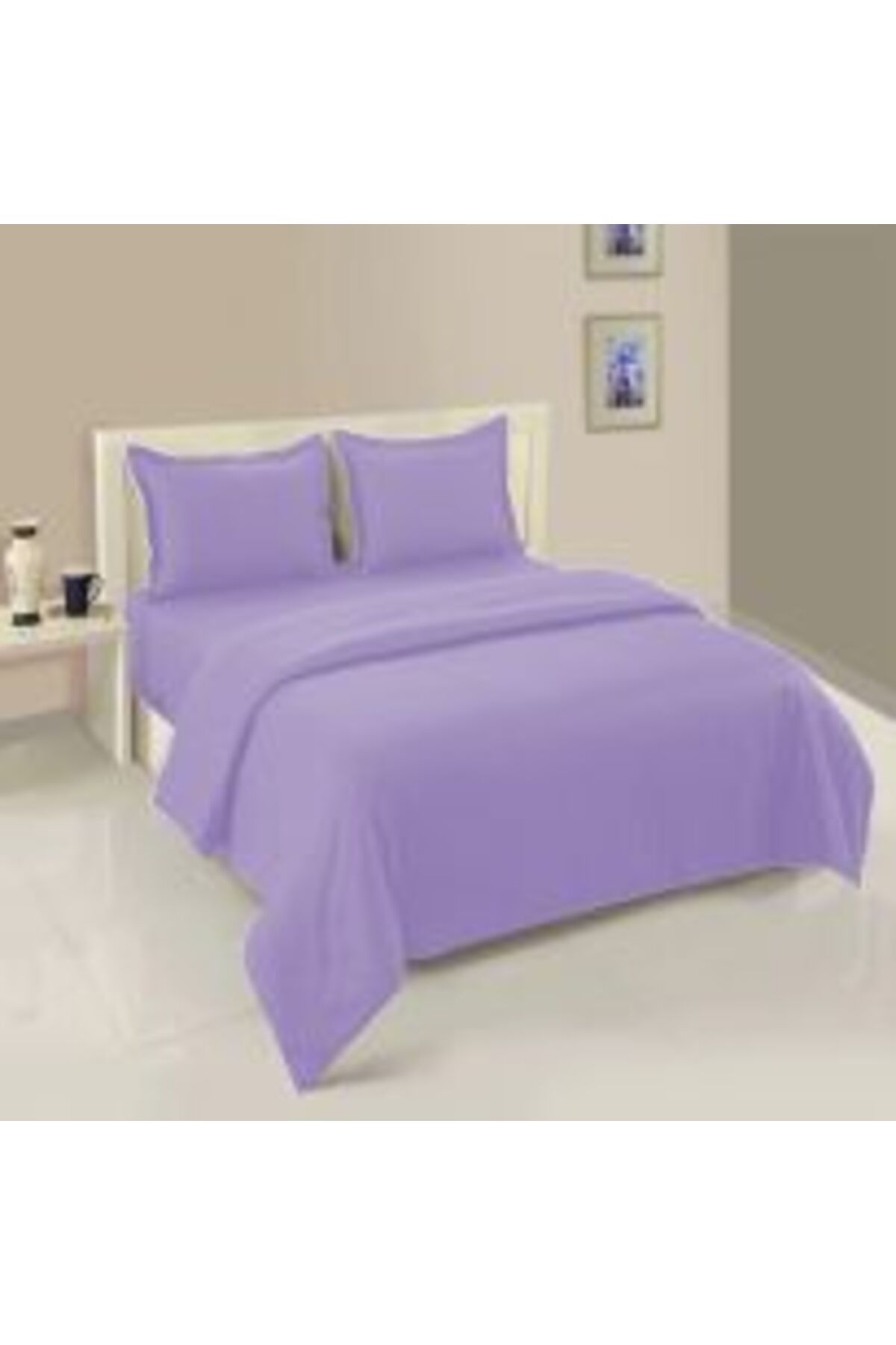 HomePuls-Bedding set with elastic Damask Polycotton stripe 1 cm, for mattress 140 x 200 cm, duvet 160 x 220 c 8