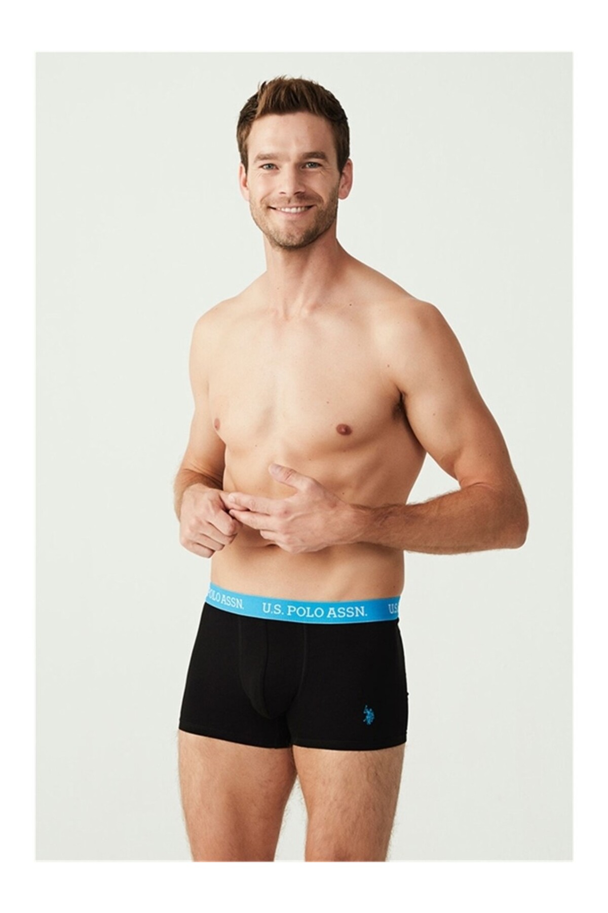 باکسر مردانه لایسنس دار- تحت لیسانس فاق نرمال | یو ای پولو U.S. Polo Assn. 80253BOXER29TEM - تصویر 2