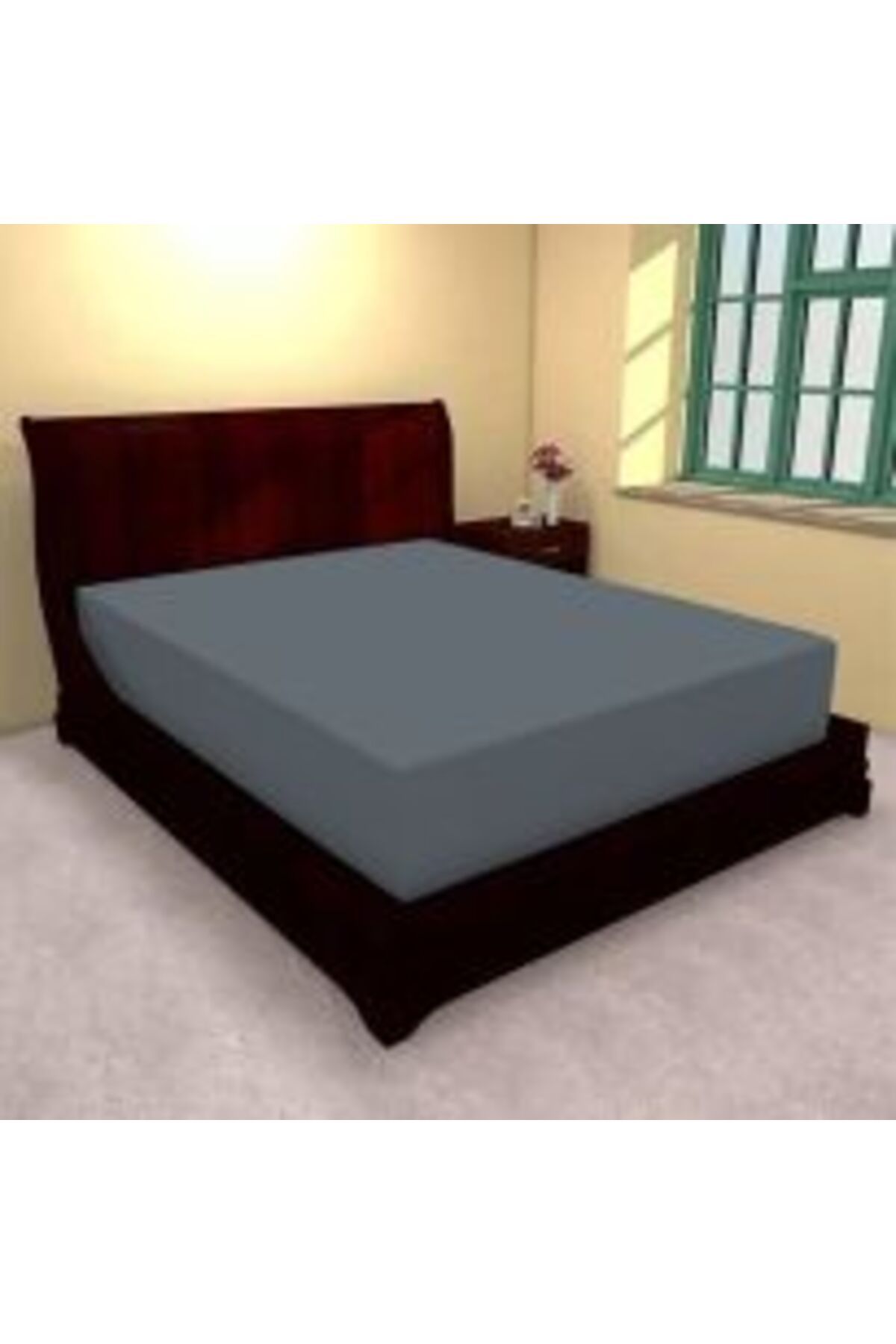 Ralex-Bed sheet with elastic, jersey polyester for mattress 160 x 200 cm, Red 7