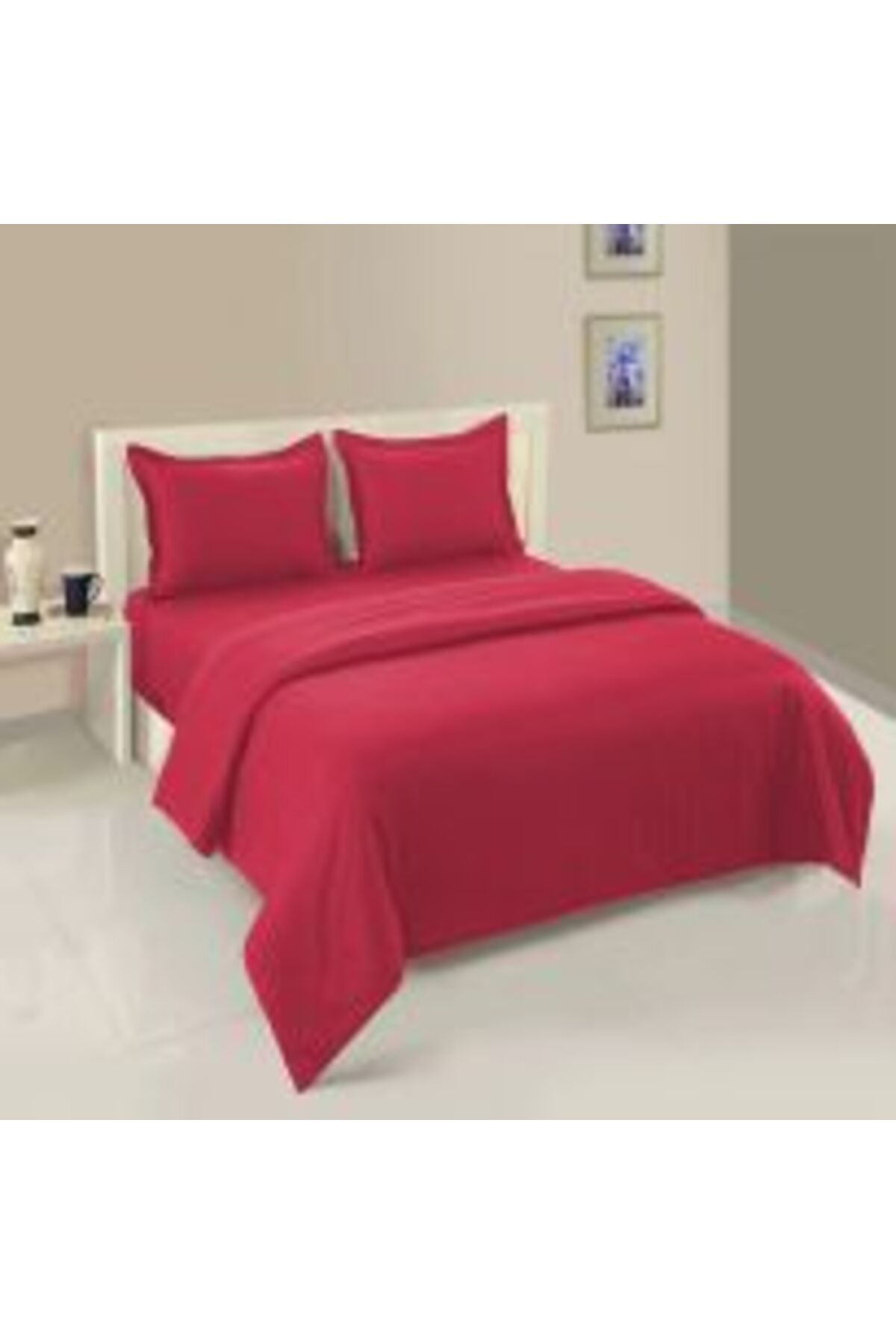 HomePuls-Bed Linen Set with Elastic Fitted Sheet Damask Polycotton Stripe 1 cm, for Mattress 160 x 200 cm, Du 5