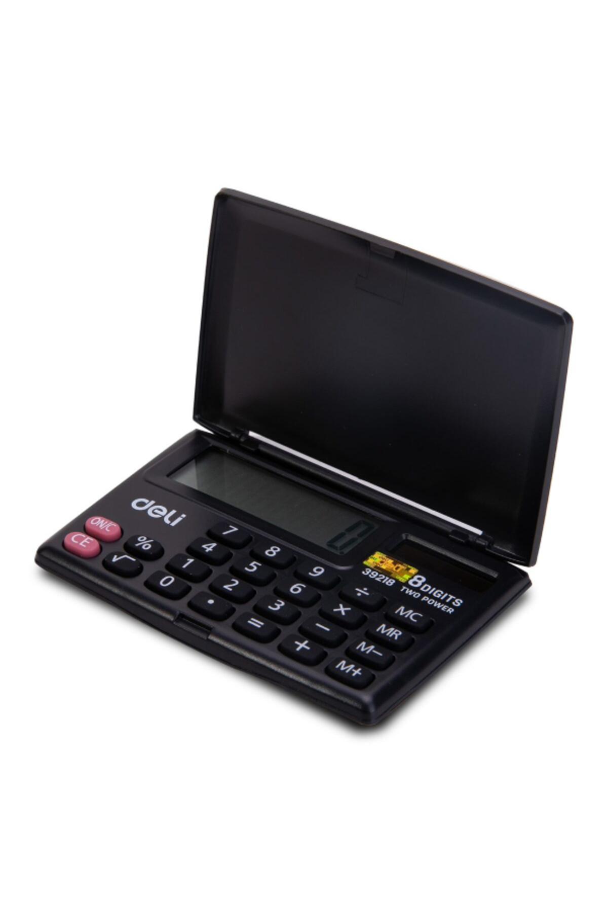 Deli-8-Digits Dual Power High Quality LCD Display Calculator 2