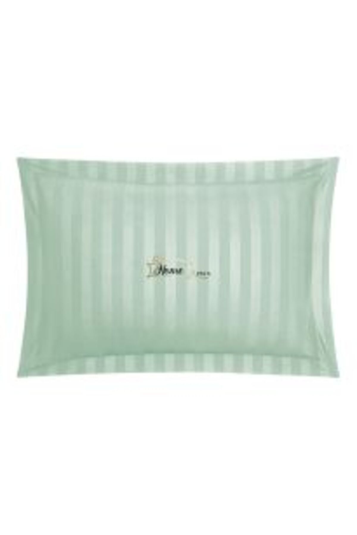 HomePuls-Damask Cotton Pillowcase 100% with 1 cm stripe, 50 x 70 cm and 3.5 cm bordered hem, Lilac 3