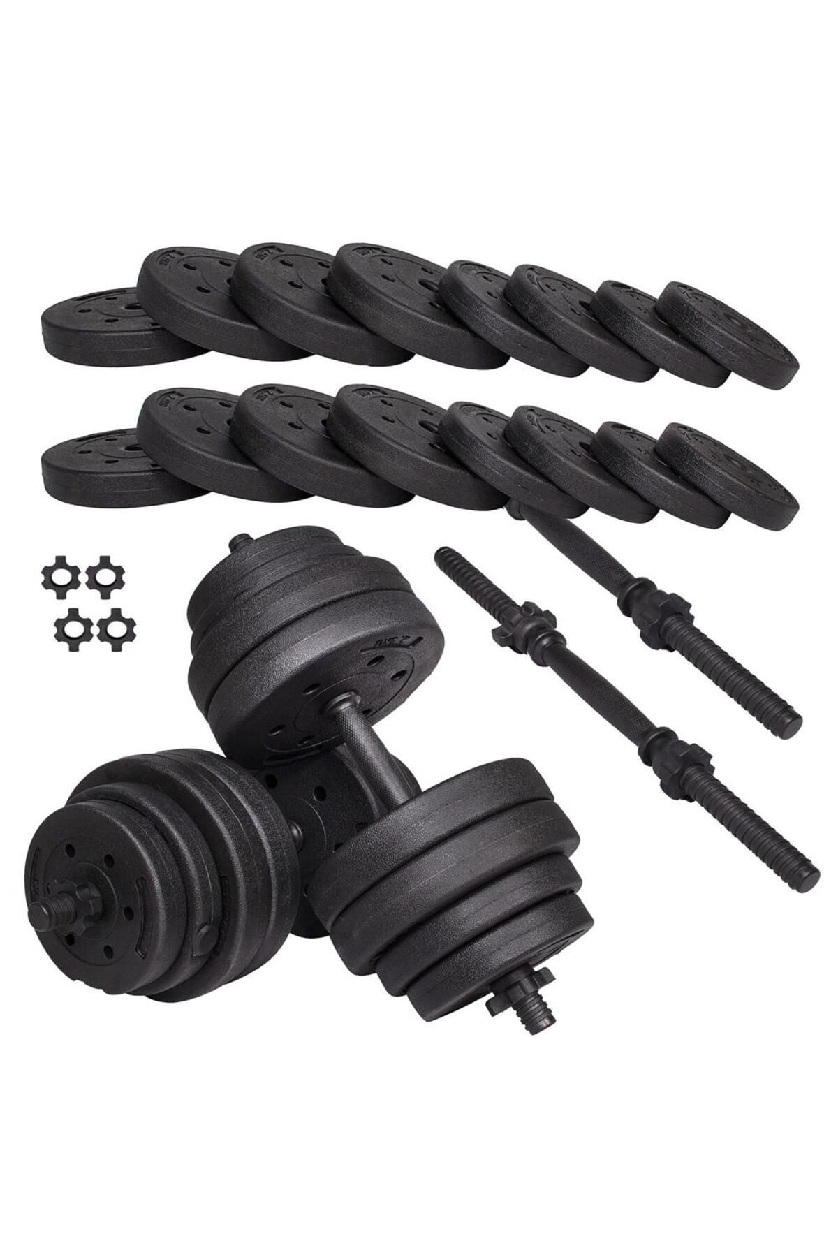 SERSIMO-Adjustable dumbbell set 30kg (2x15kg) made of composite 2