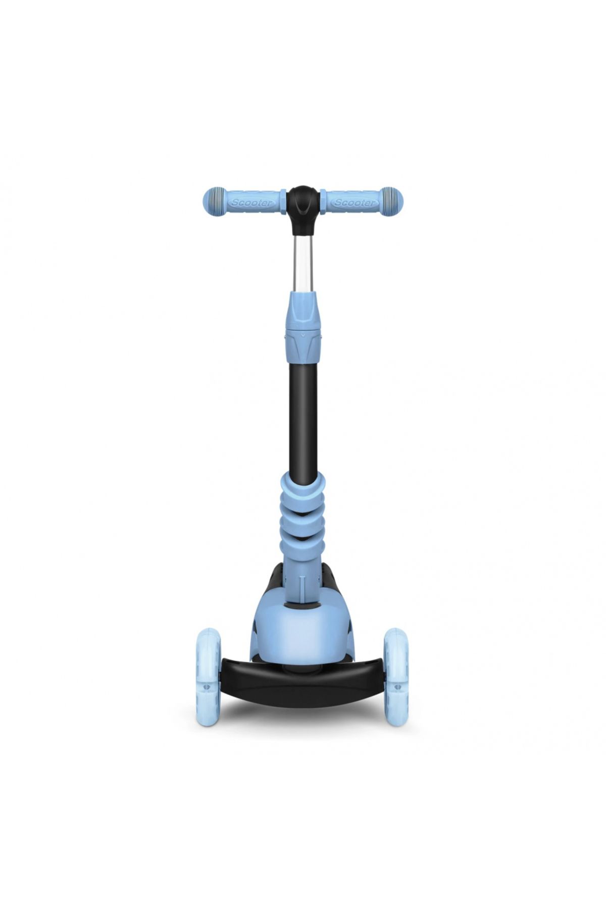 Ricokids-4 in 1 scooter for children Todi Blue, adjustable seat with backrest, separate parental handle 7