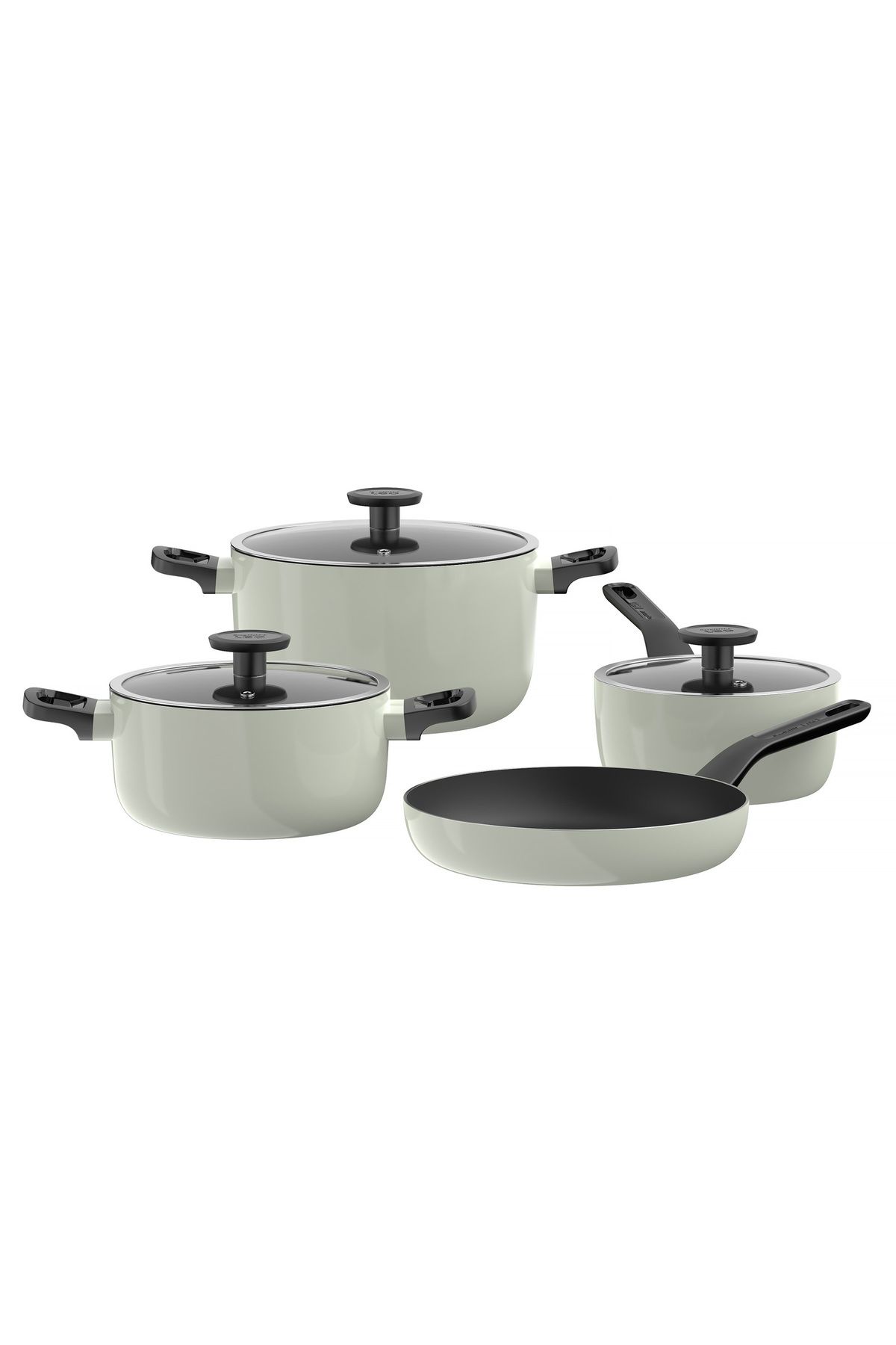 Berghoff-Glints Sage 7-piece non-stick cookware set 1