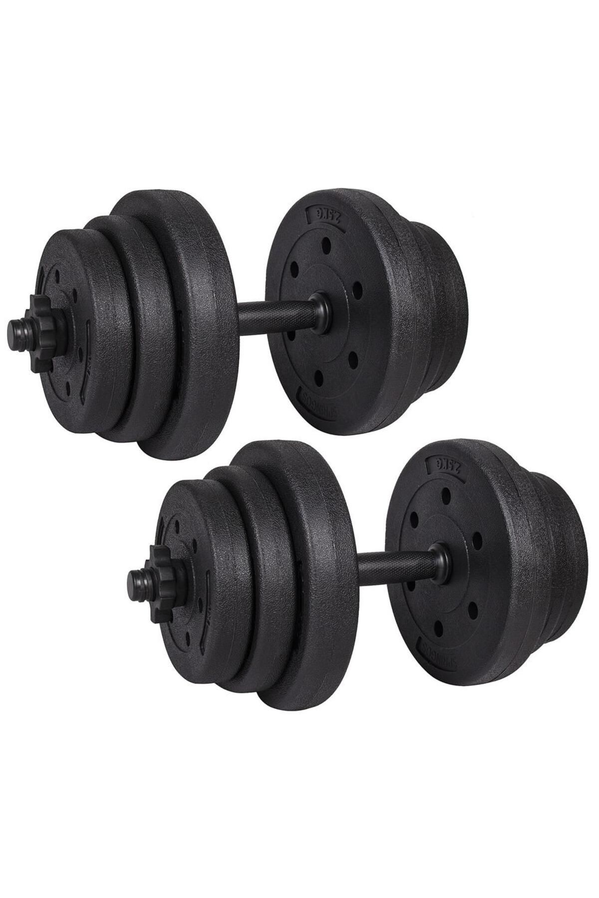 SERSIMO-Adjustable dumbbell set 20kg (2x10kg) made of composite 3