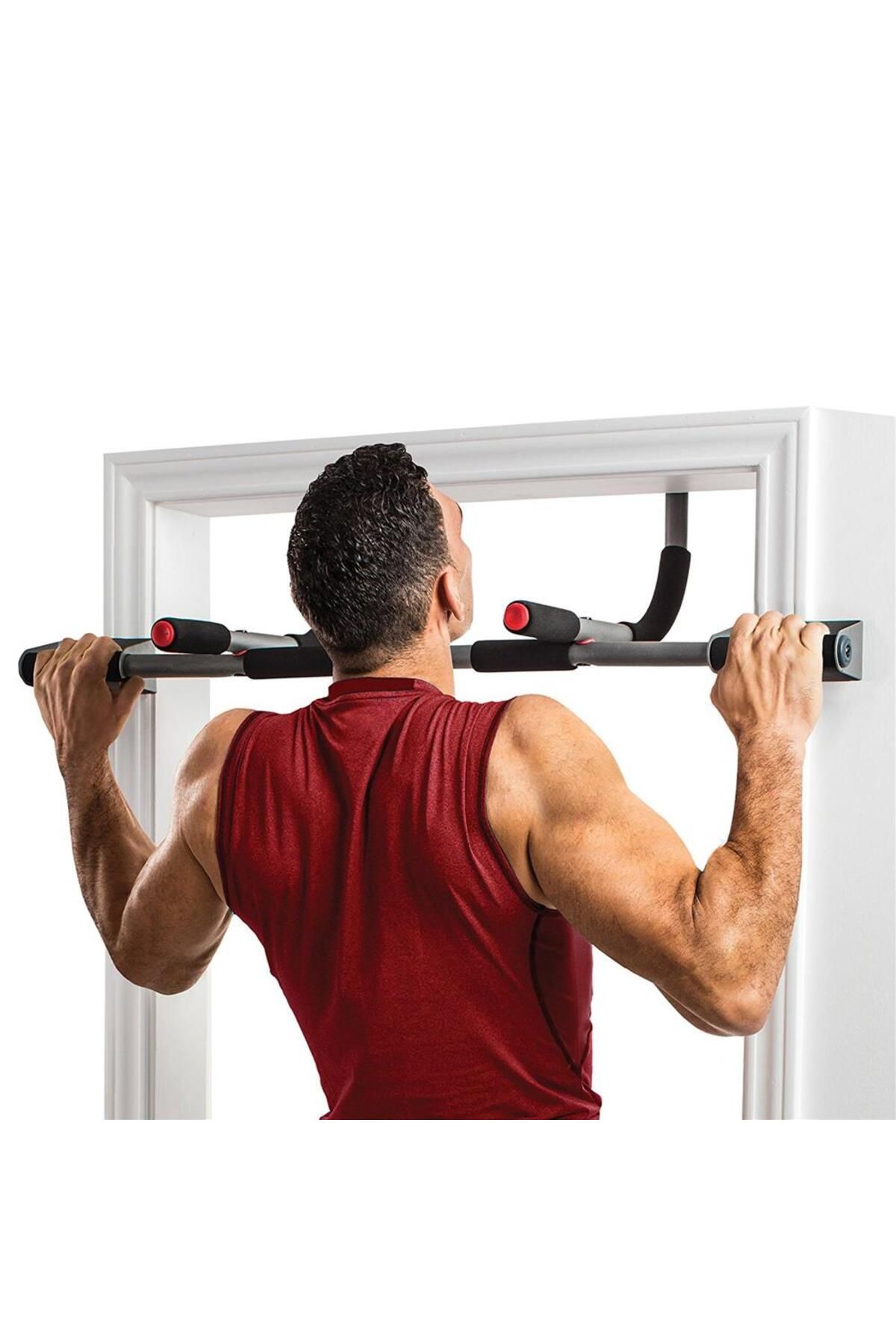 SERSIMO-Multifunctional pull-up bar for wall use, with non-slip handles, 100kg 7
