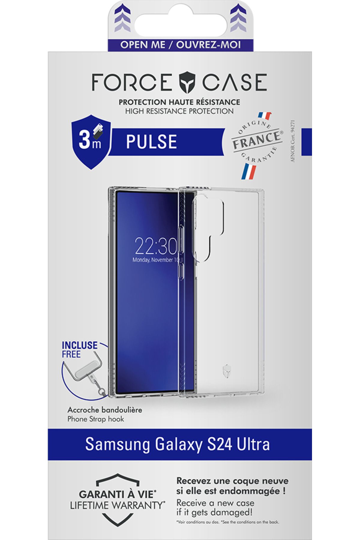 Force-جراب Pulse الشفاف المقوى لهاتف Samsung Galaxy S24 Ultra FCPULSGS24UT 2