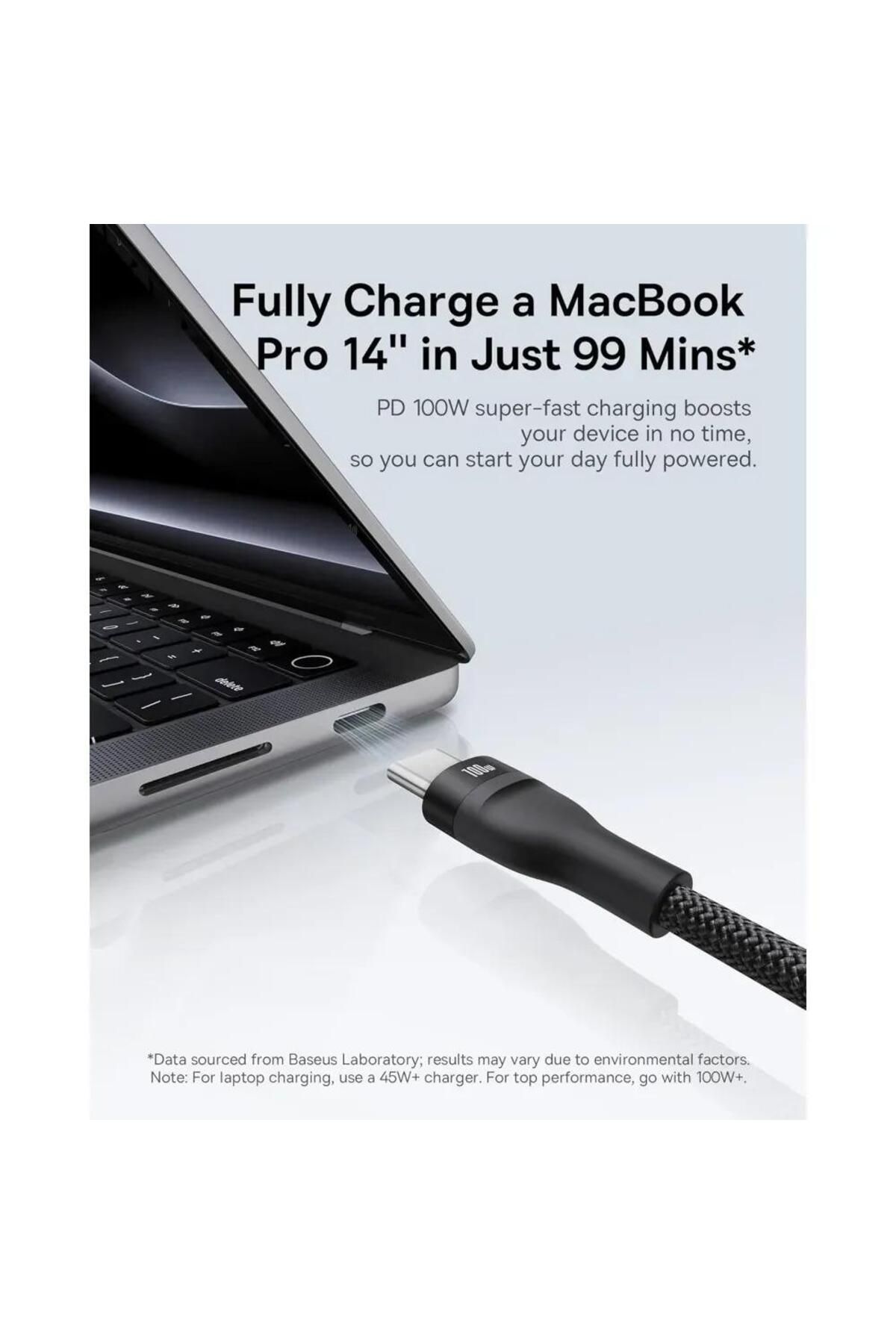 Baseus-3-in-1, 100W Multi Charging USB C to USB C Cables 3